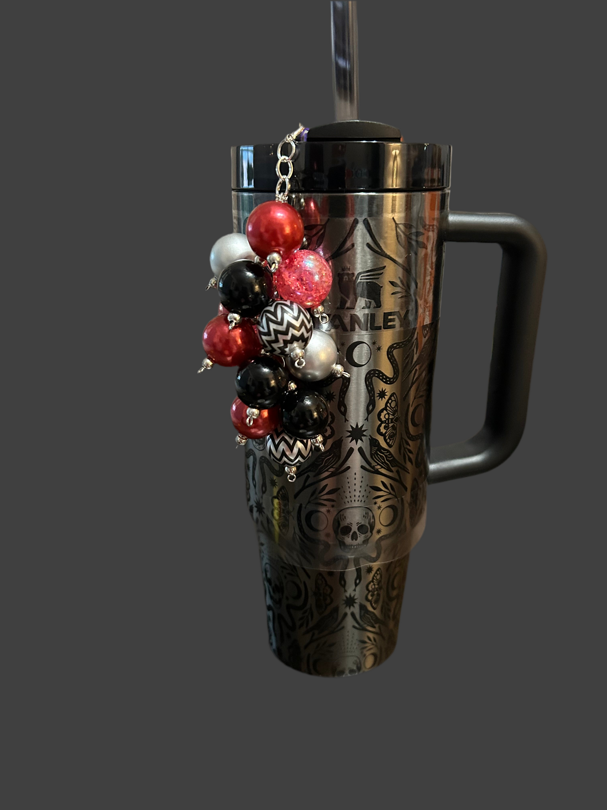 Deadly Demask Bauble Straw Charm
