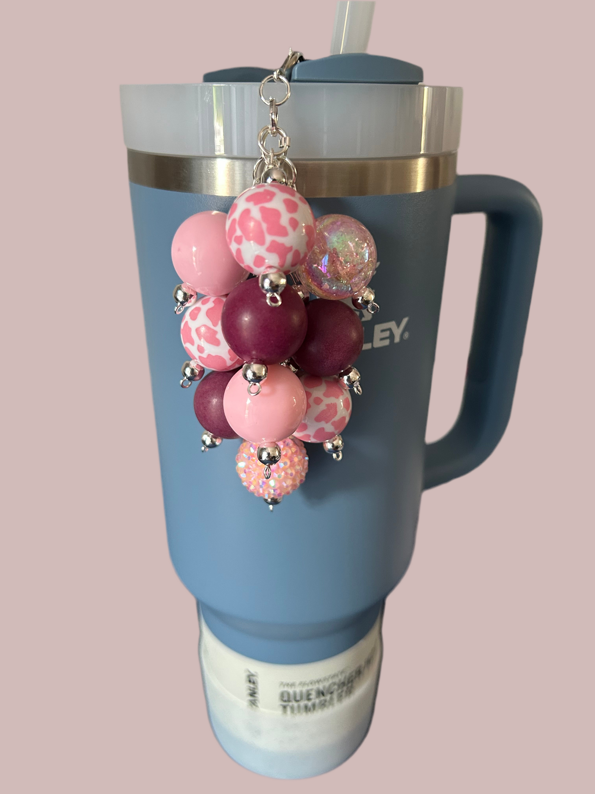 Large Bauble Straw Charm