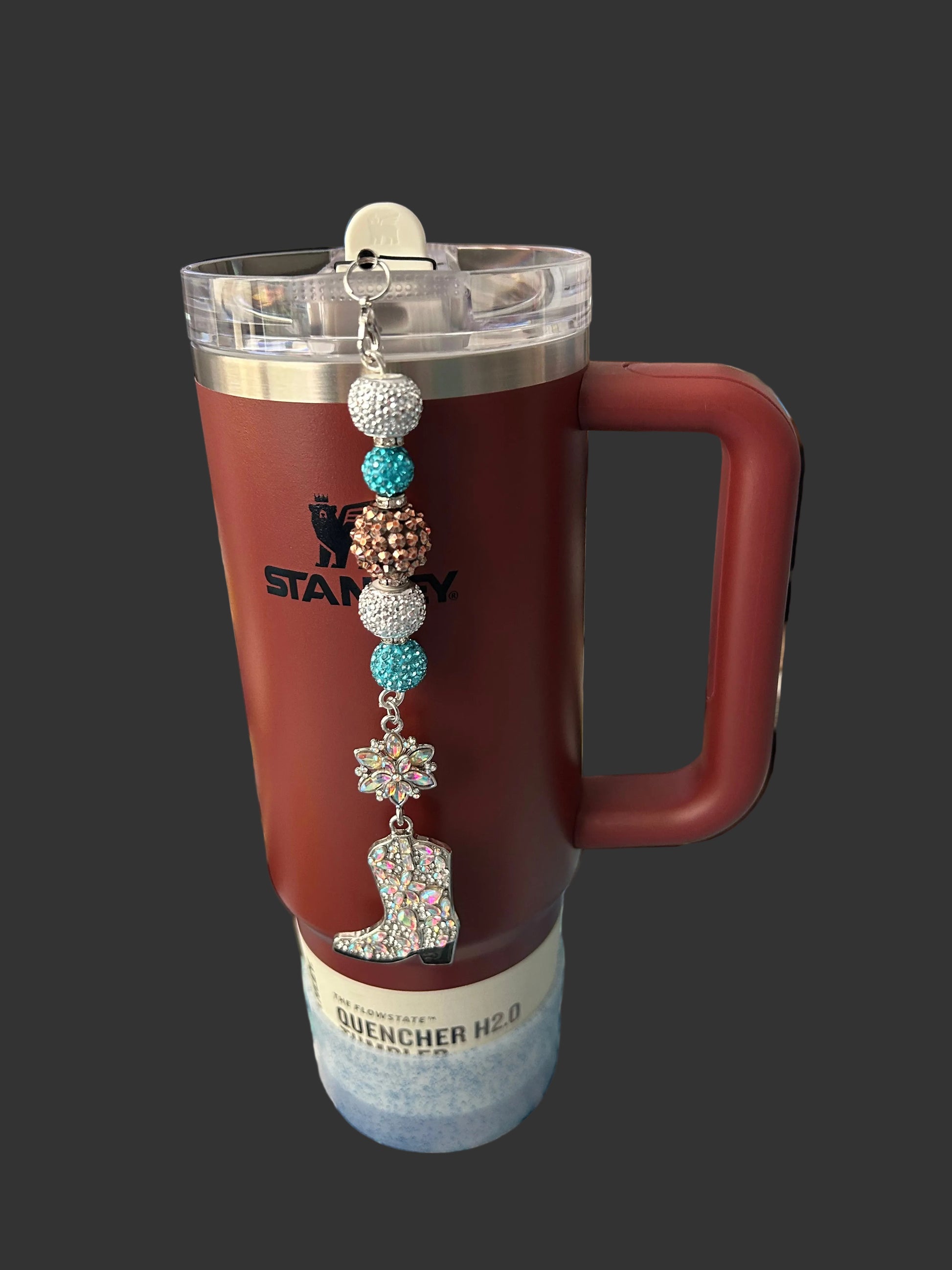 Kacey Charm for a Flip Top (shown on a 30oz cup)