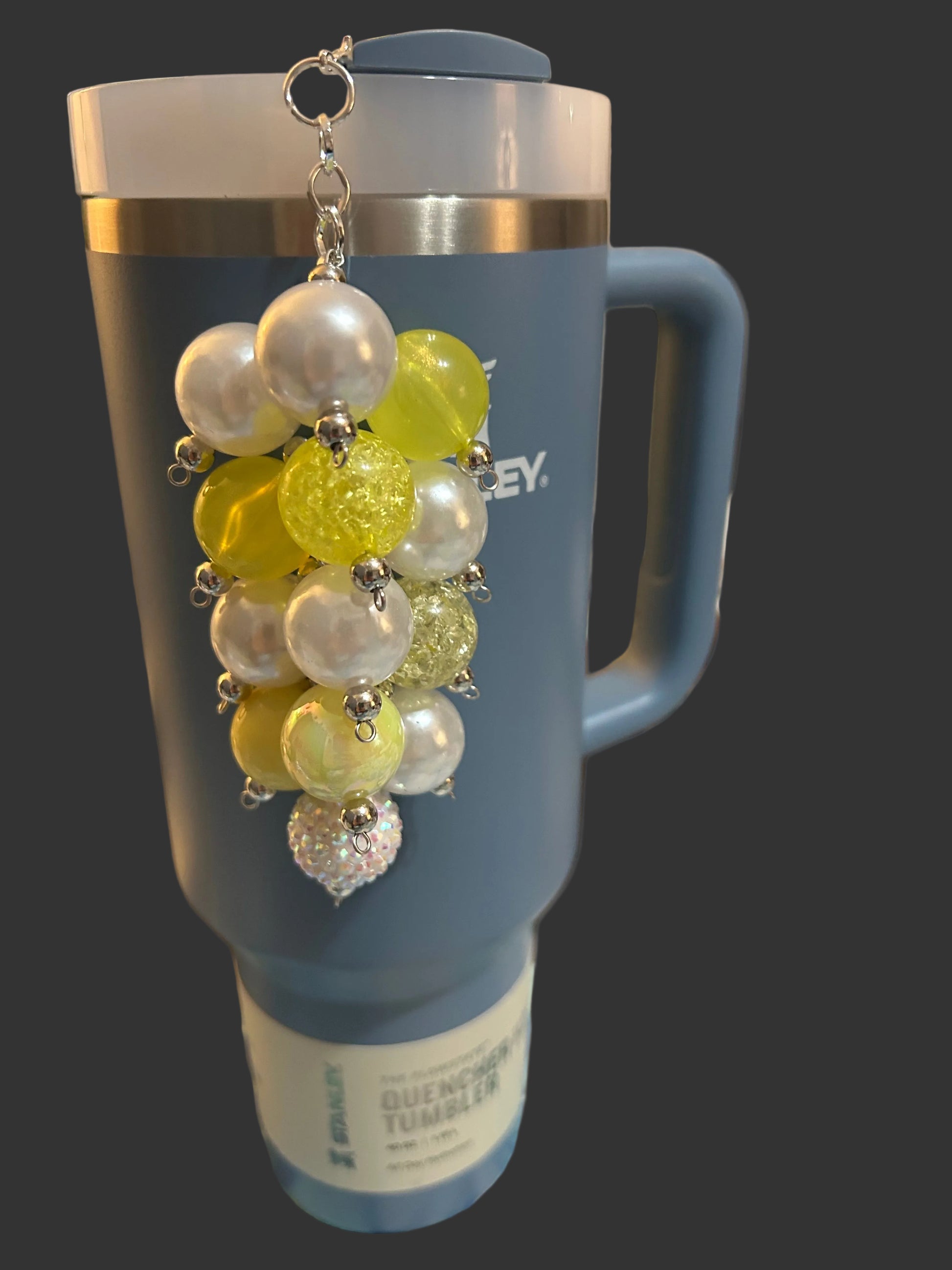 Daffodil Bauble Straw Charm