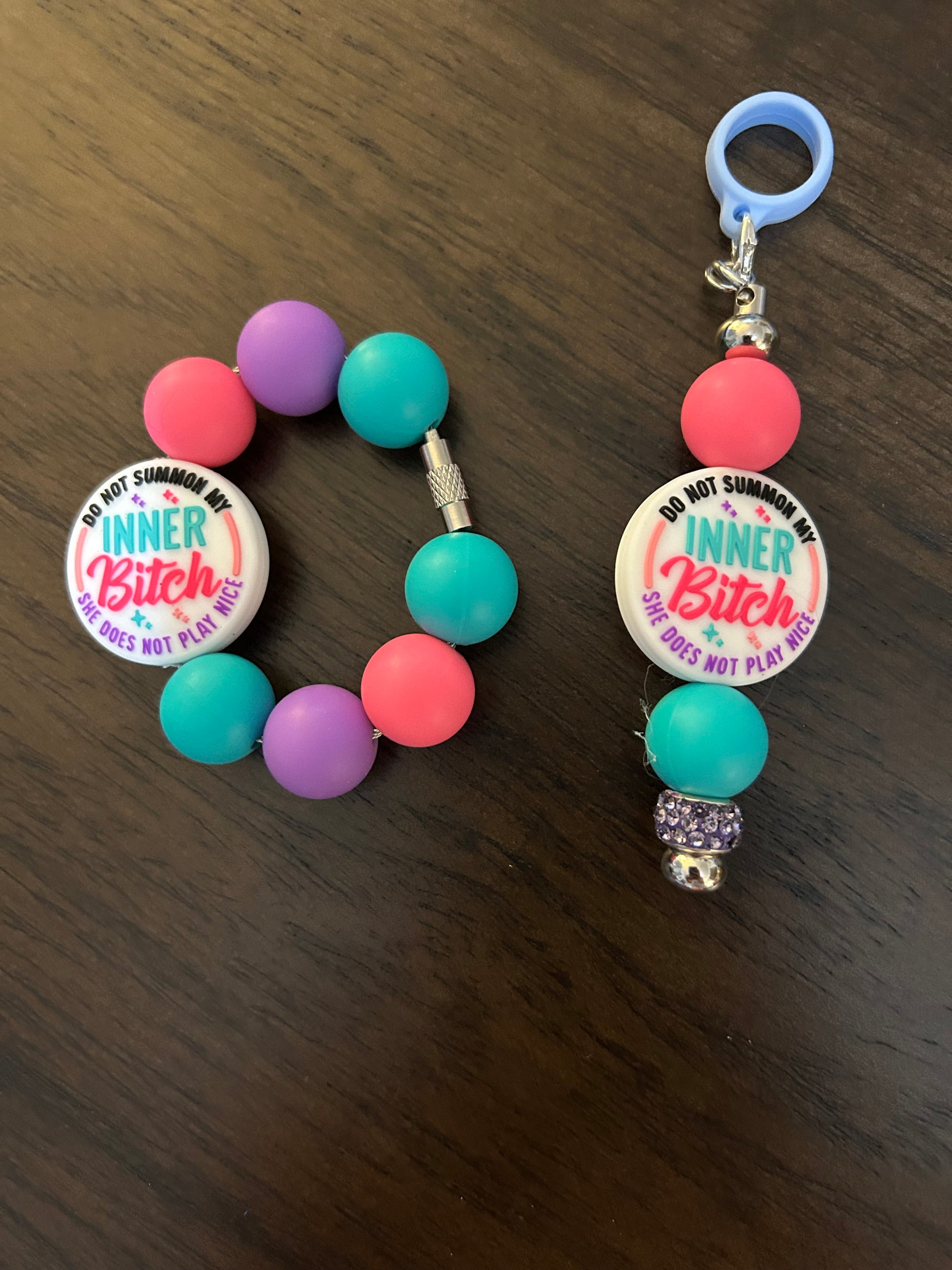 Adult Humor Handle and Straw Charm