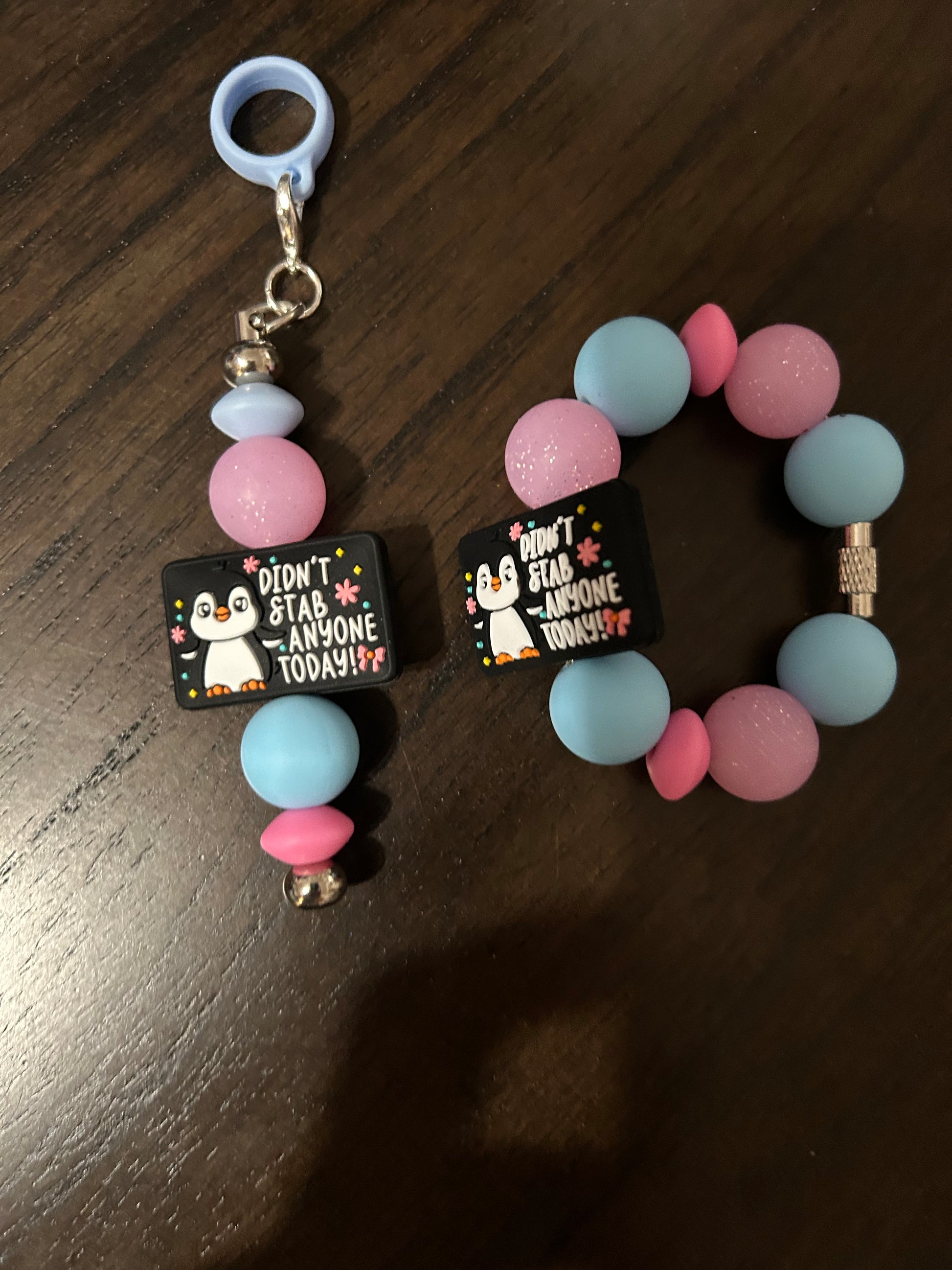 Adult Humor Straw and Handle Charm set