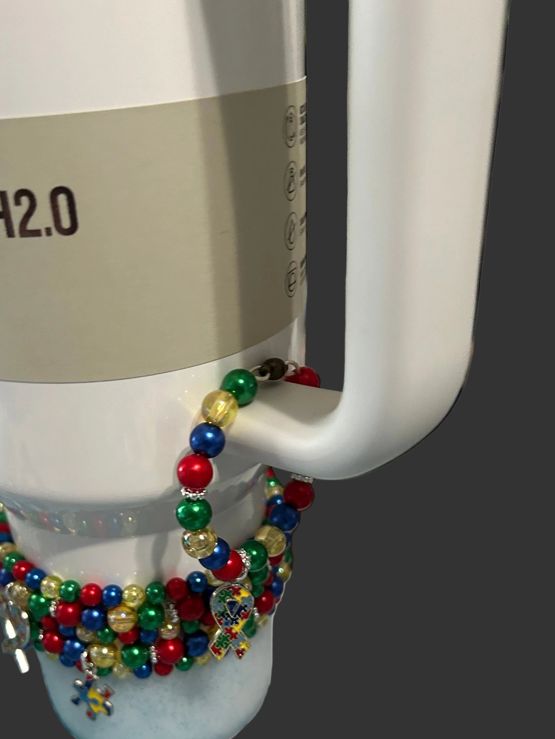 Autism Awareness Handle Charm