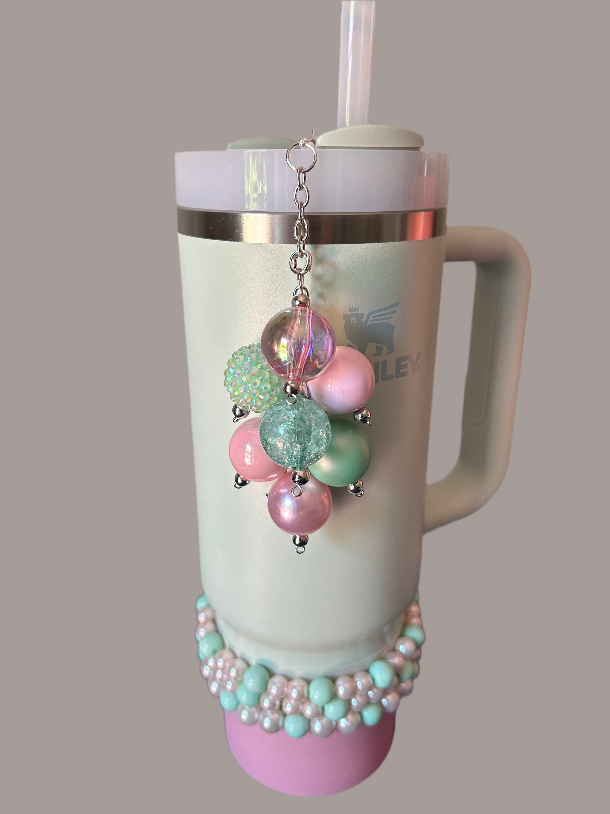 Lichen Bauble Straw Charm