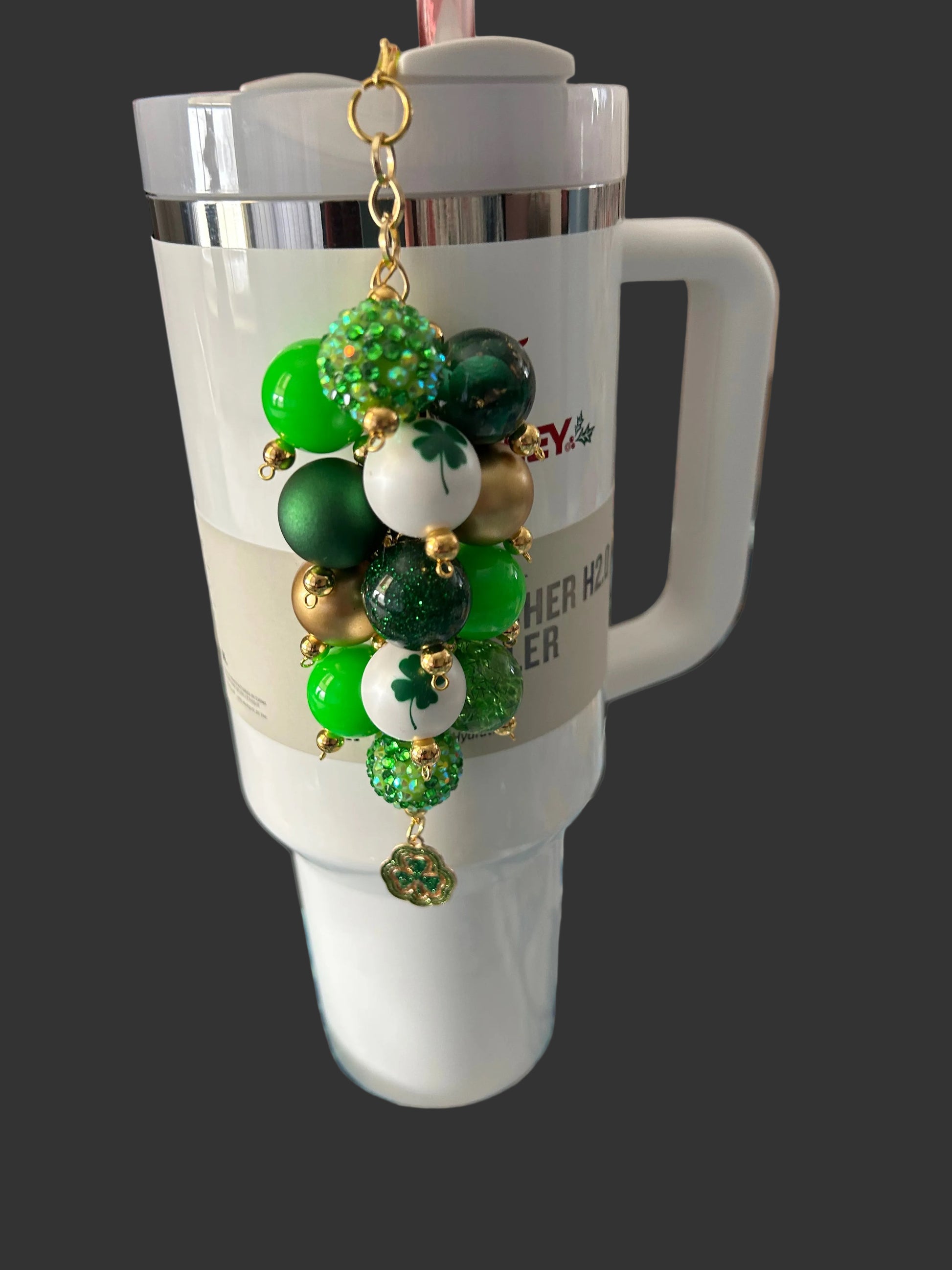 St. Patrick’s Day Bauble Straw Charm