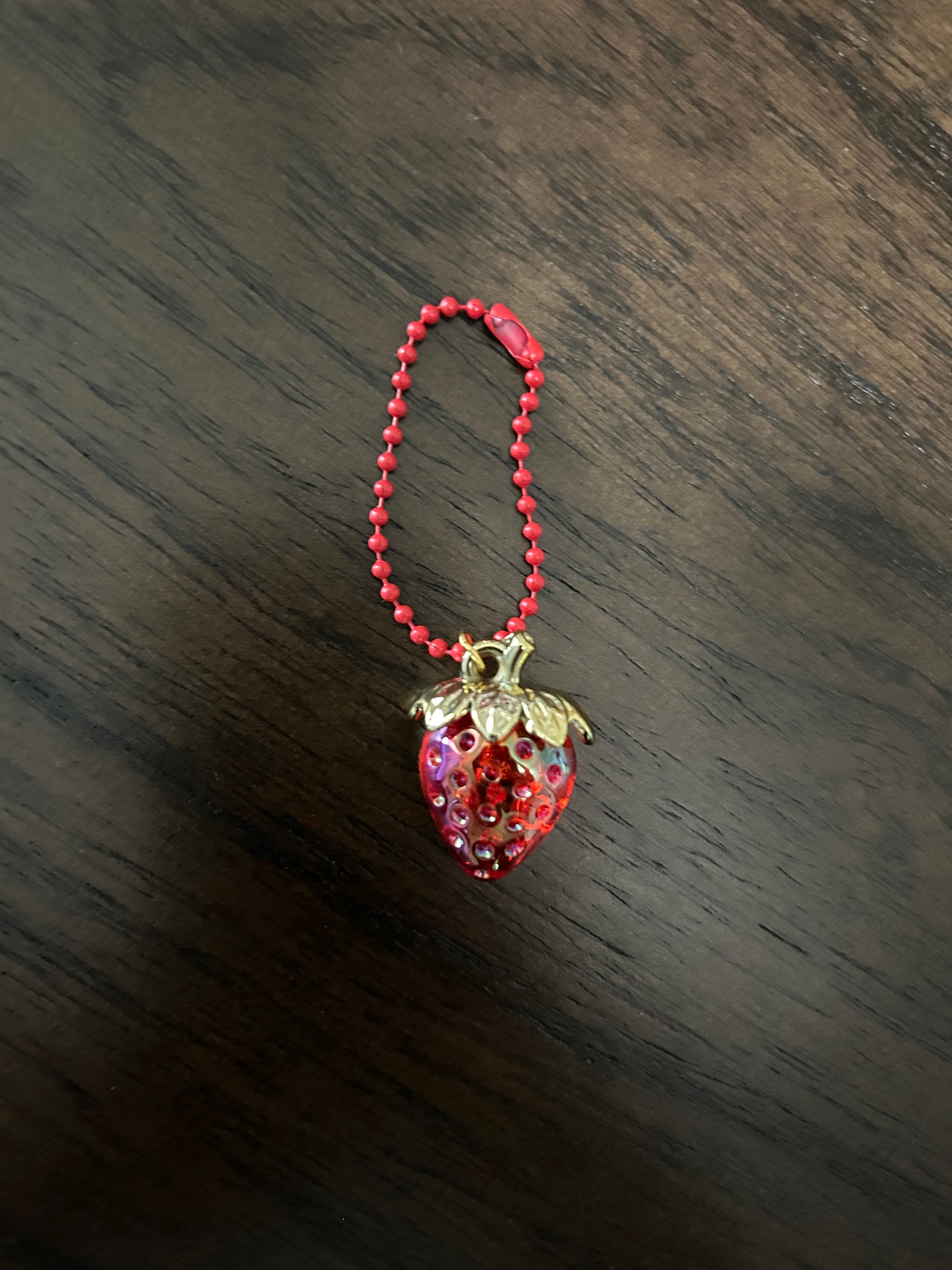 Strawberry Handle Charm