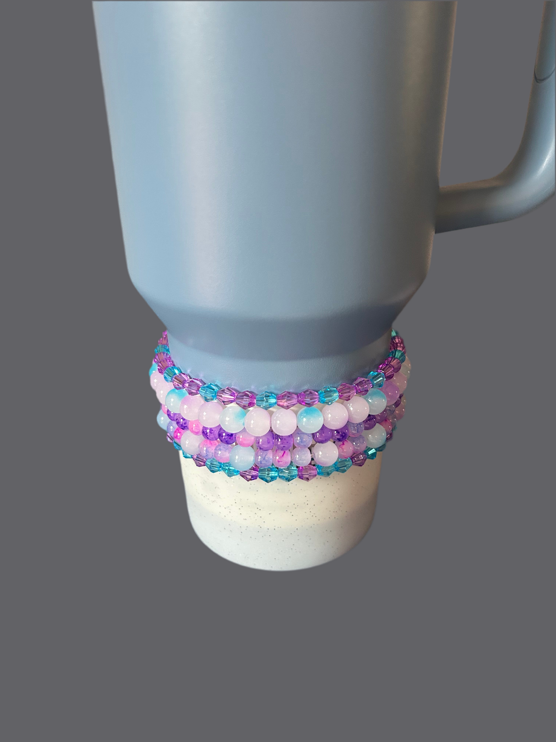 Blue and Purple Bracelet Stack
