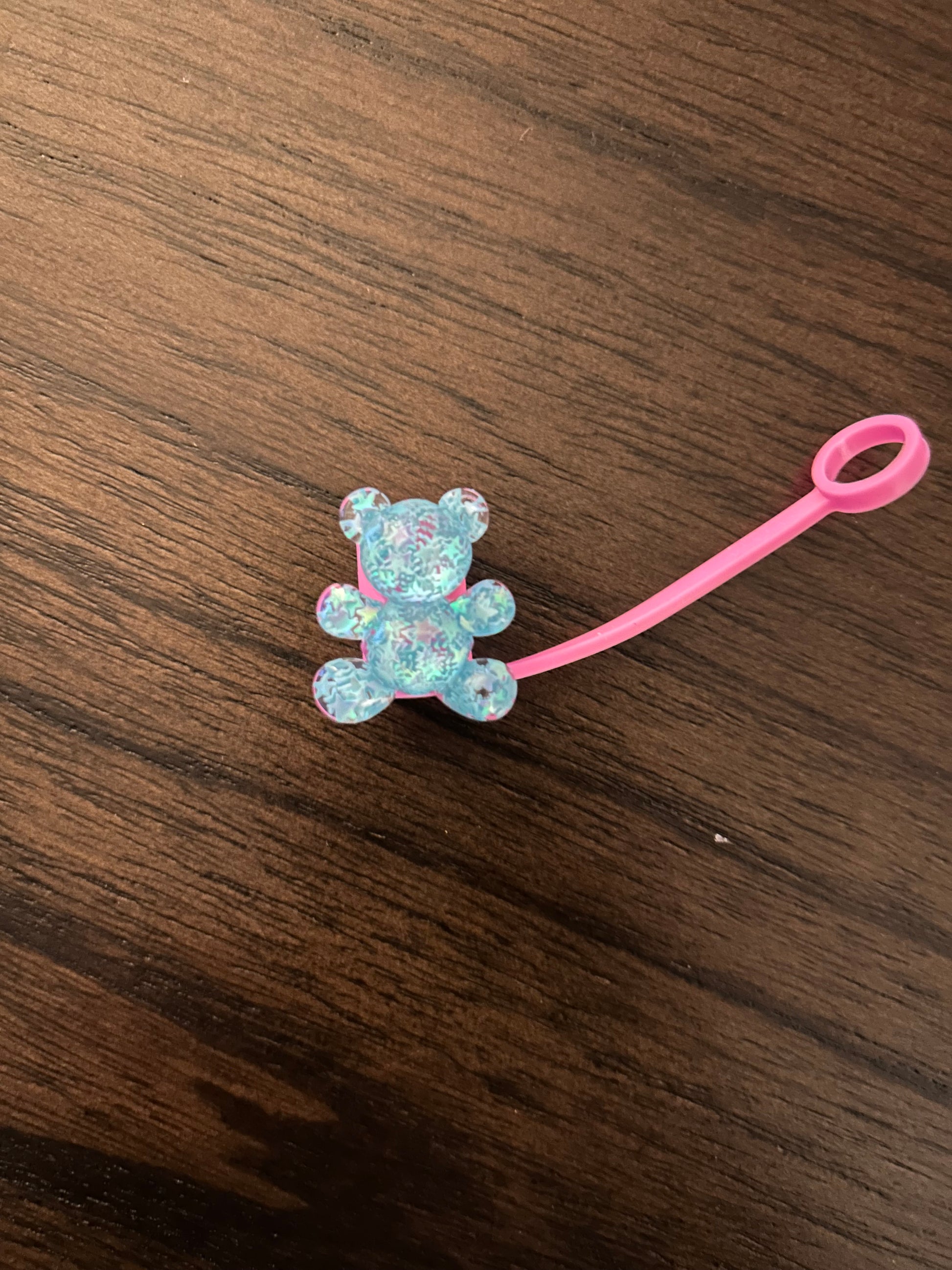 Teddy Bear Straw Topper