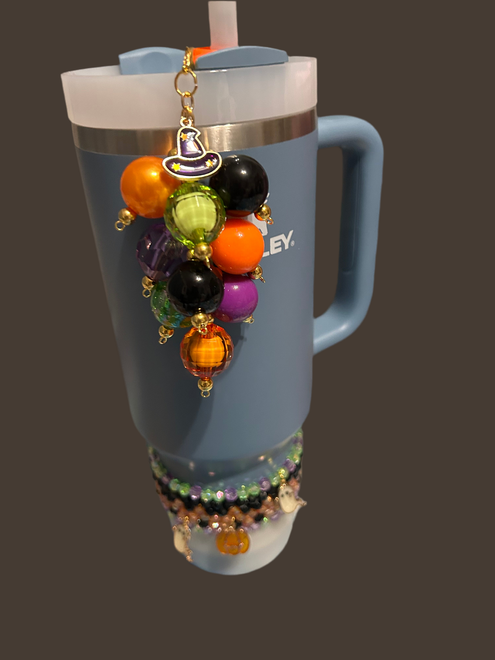 Halloween Hat Bauble Straw Charm