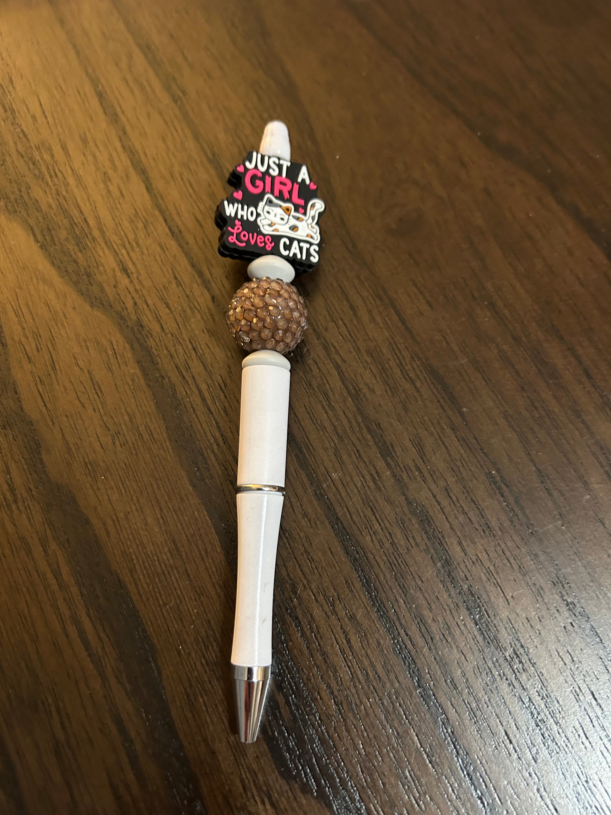 Just a Girl Who Loves Cats Pen with refill