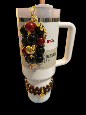 Black Snake Bracelet Stack