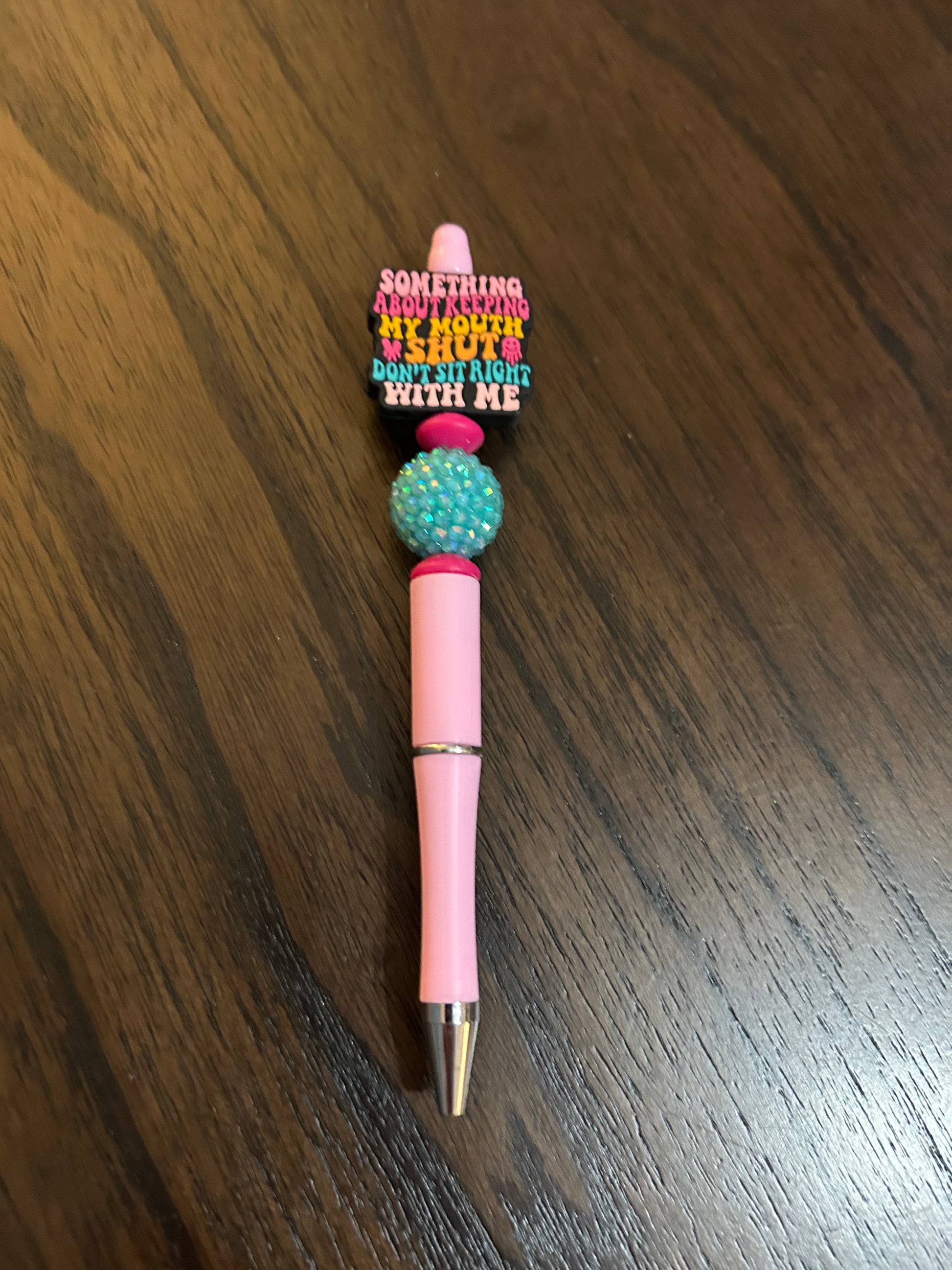 Something About Keeping My Mouth Shut Pen with refill