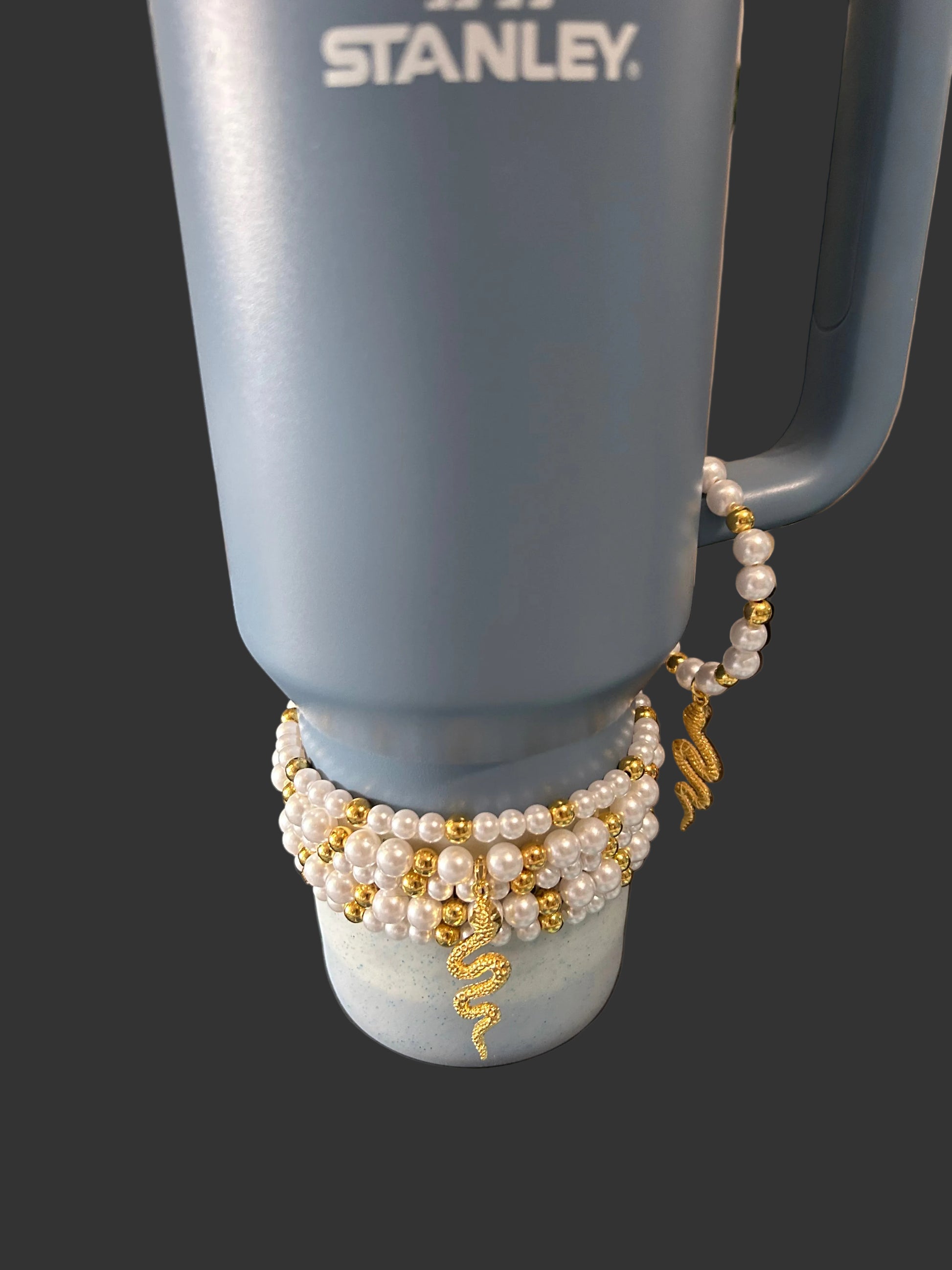 Pale Snakeskin Bracelet Stack