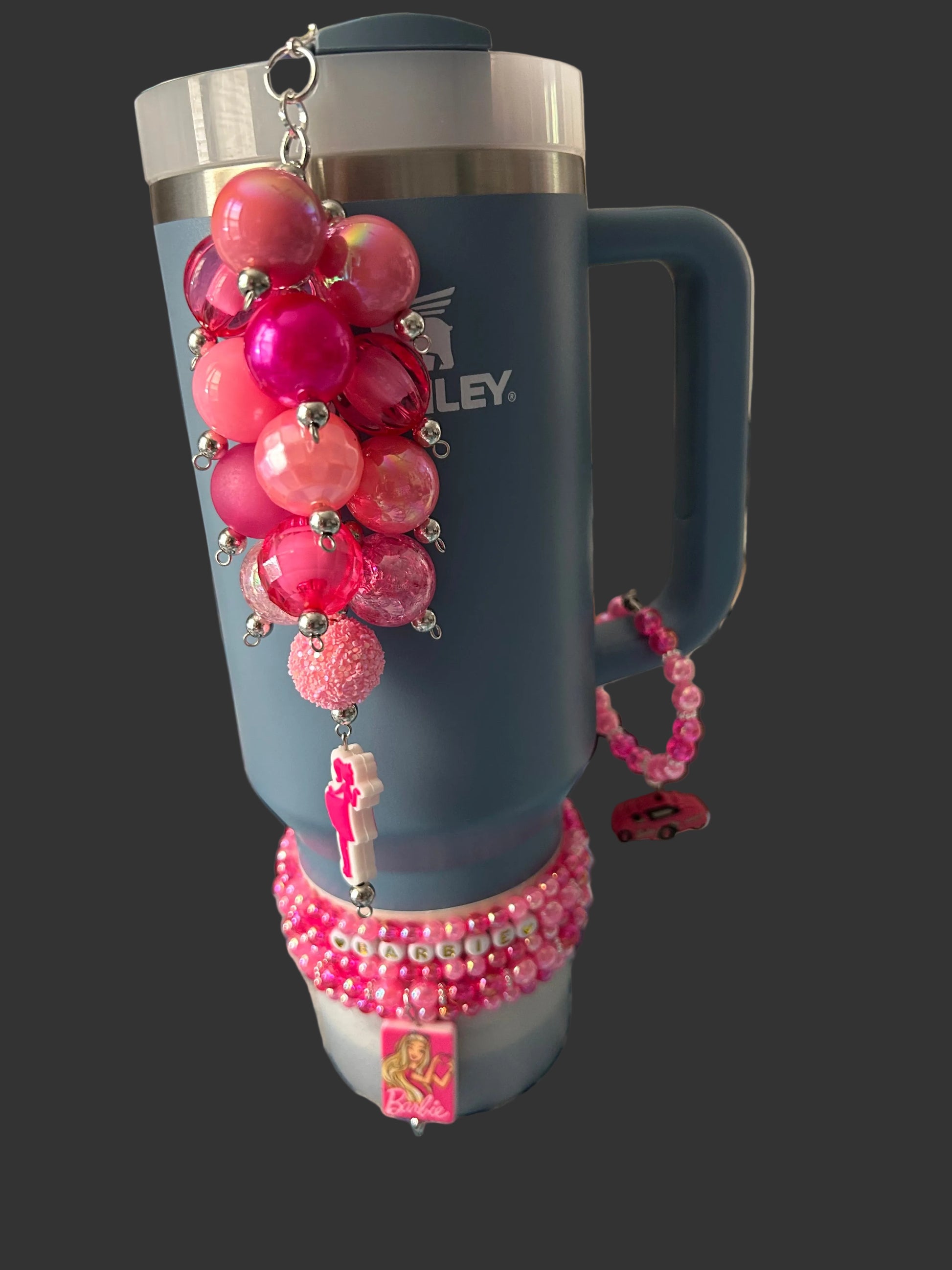 Barbie Bauble Straw Charm