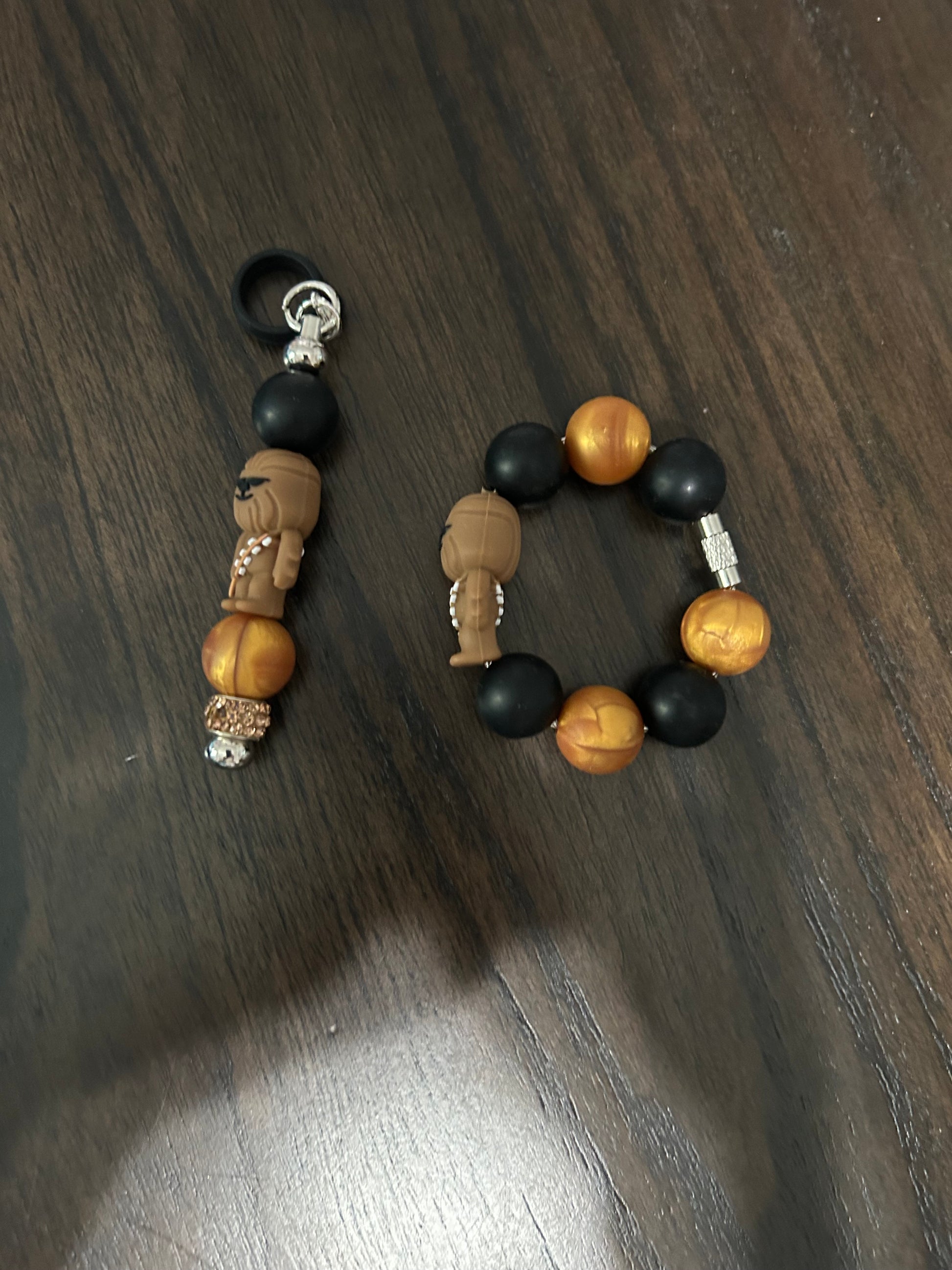 Character Straw and Handle Charm set