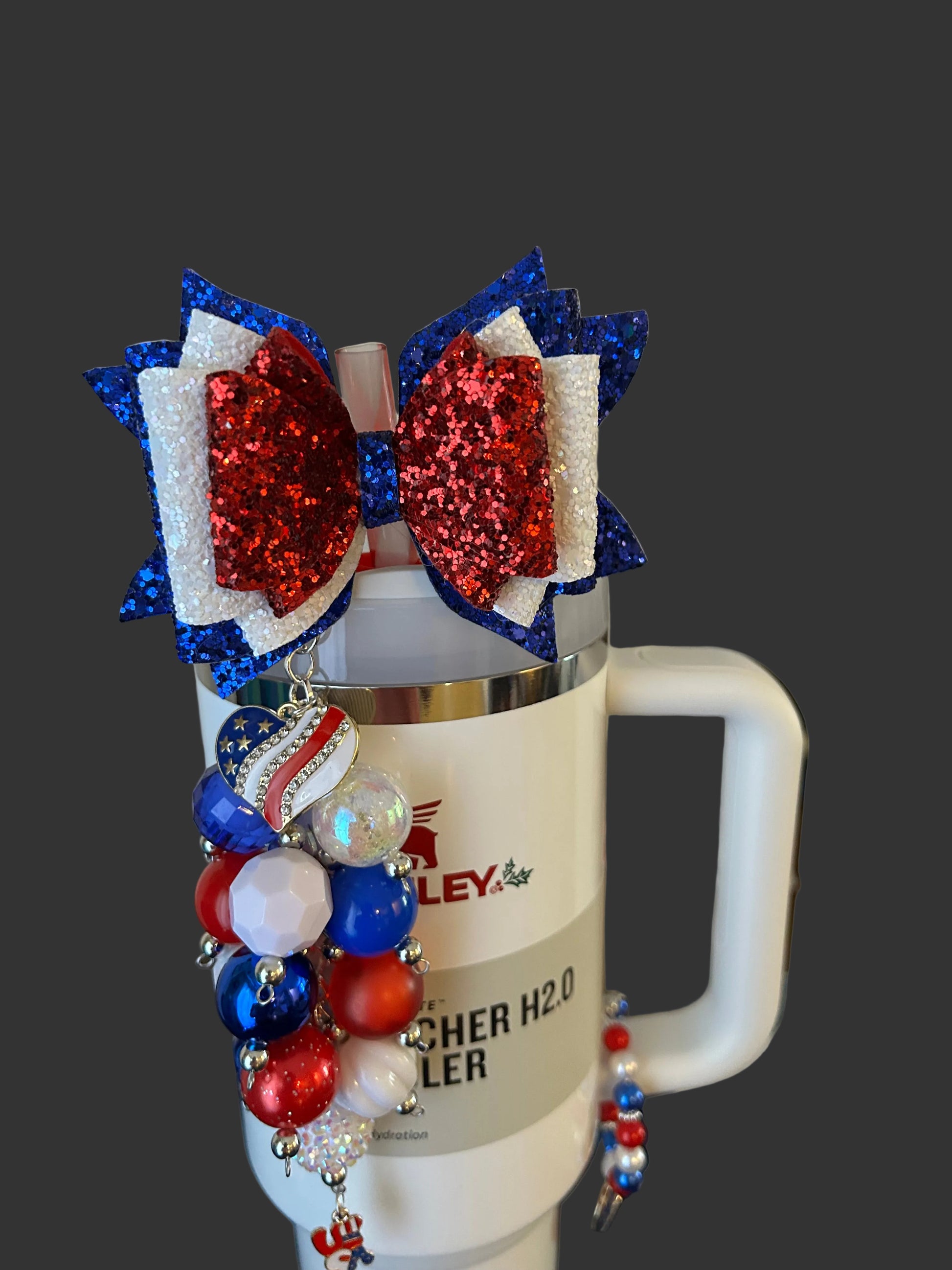 Red White and Blue Bow