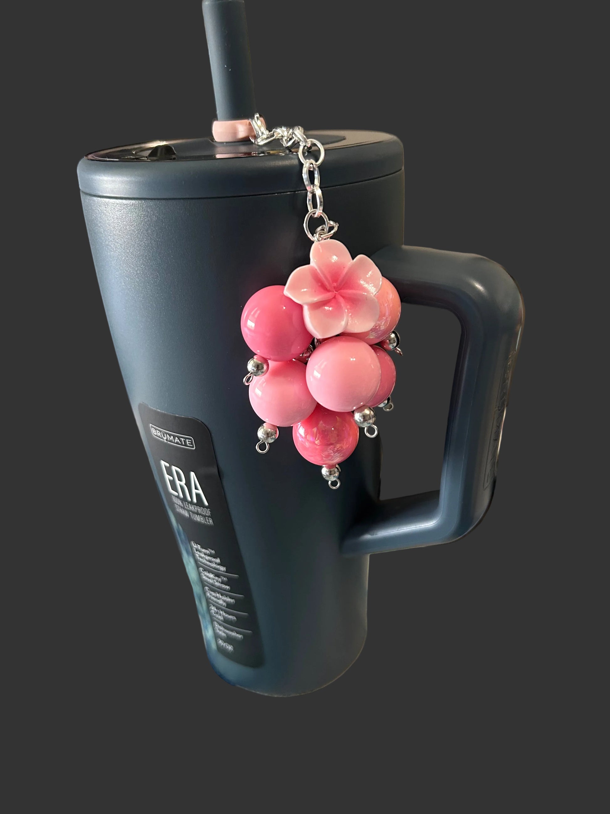 Bauble Straw Charm for Brumate 30 or 40 oz (shown on a 30oz cup)