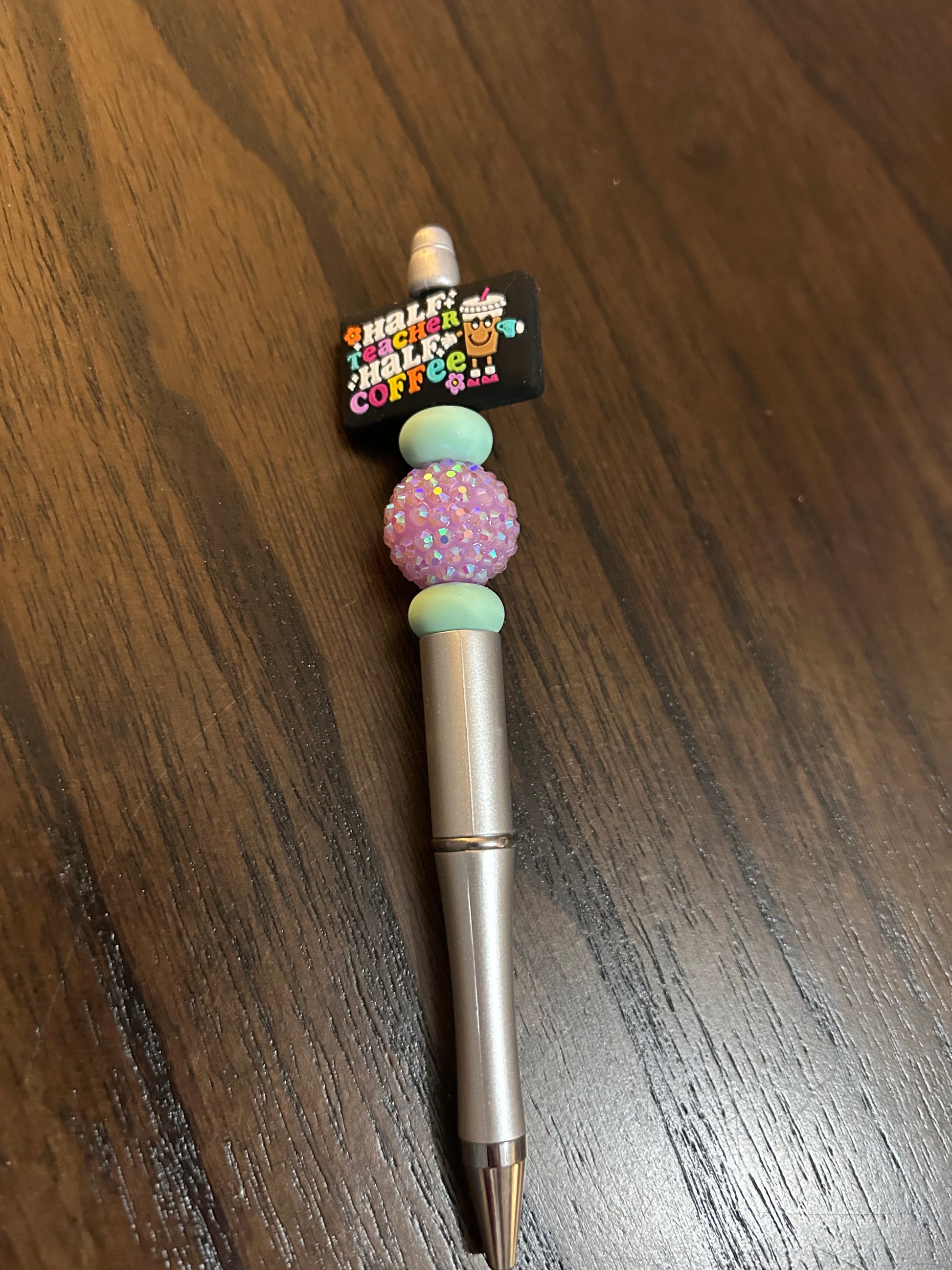 Half Teacher Half Coffee Pen with refill