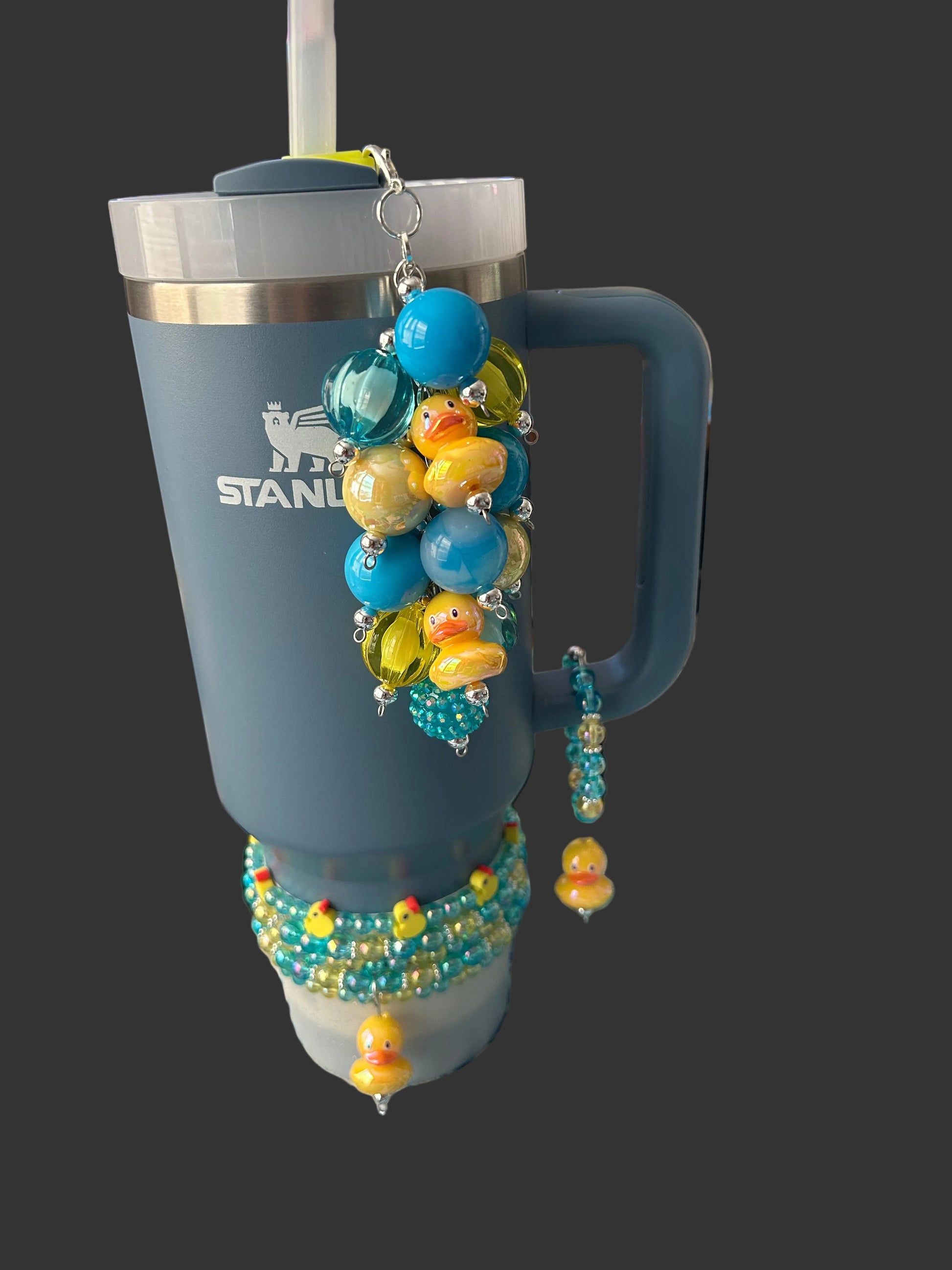 Duck Bauble Straw Charm