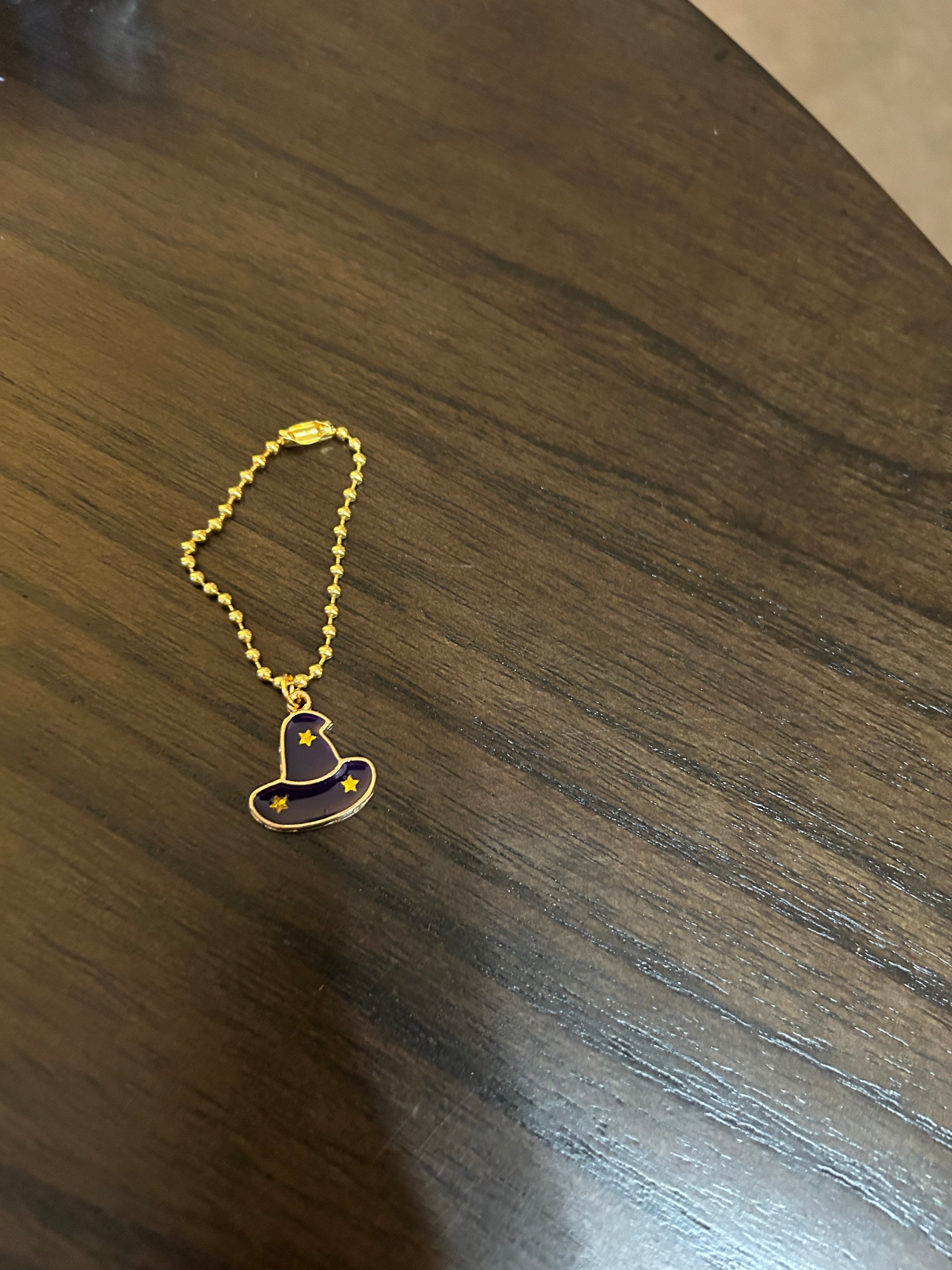 Purple Hat Handle Charm