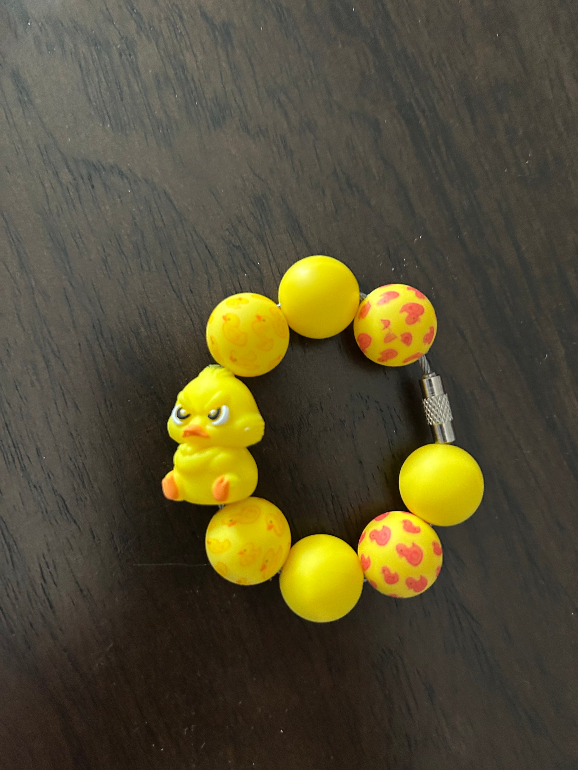 Grumpy Duck Handle Charm