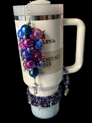 Purple Galactic Bracelet Stack