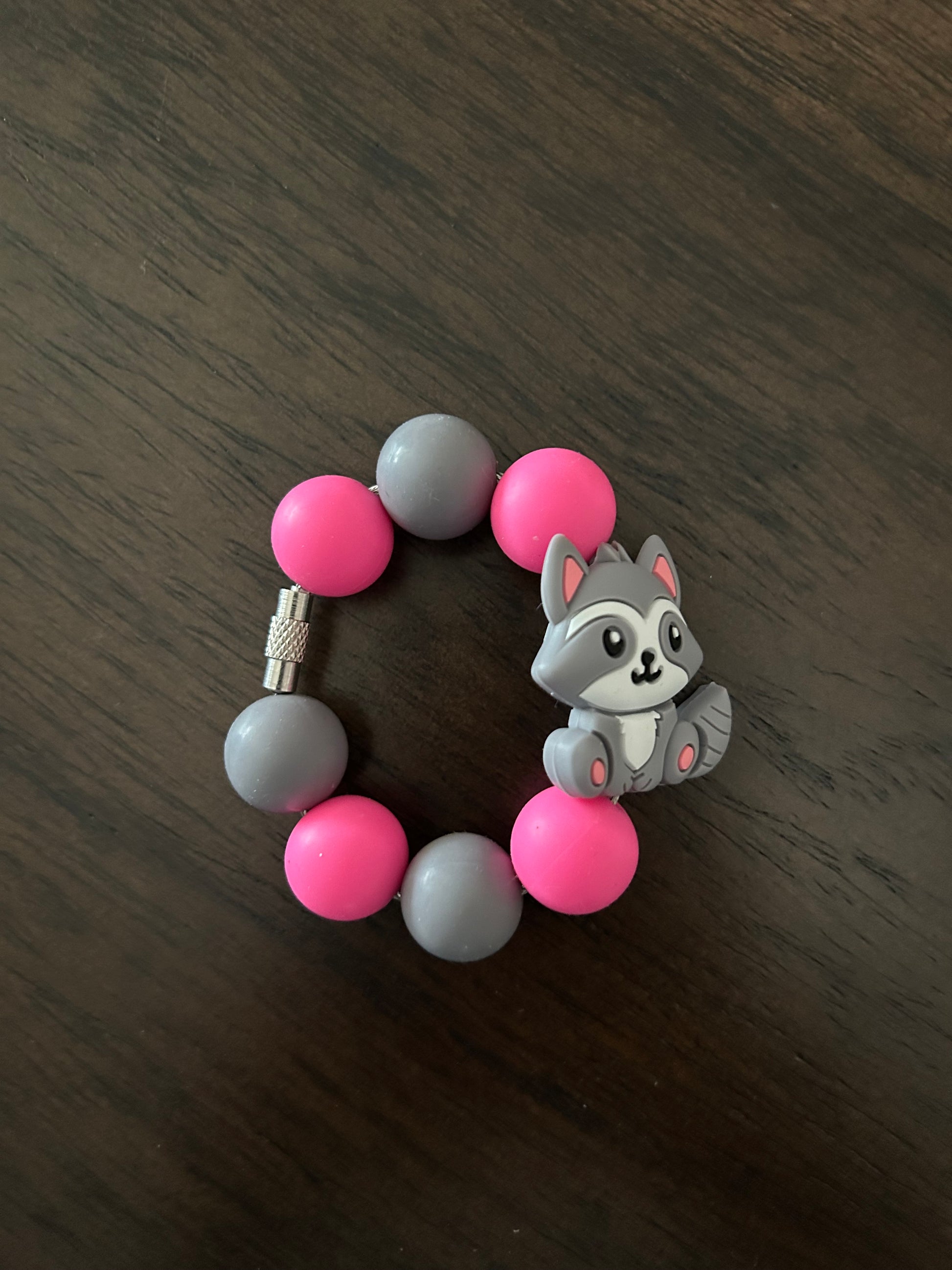 Raccoon Handle Charm