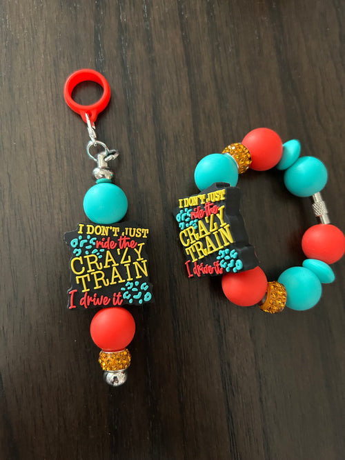 Adult Humor Straw and Handle Charm set