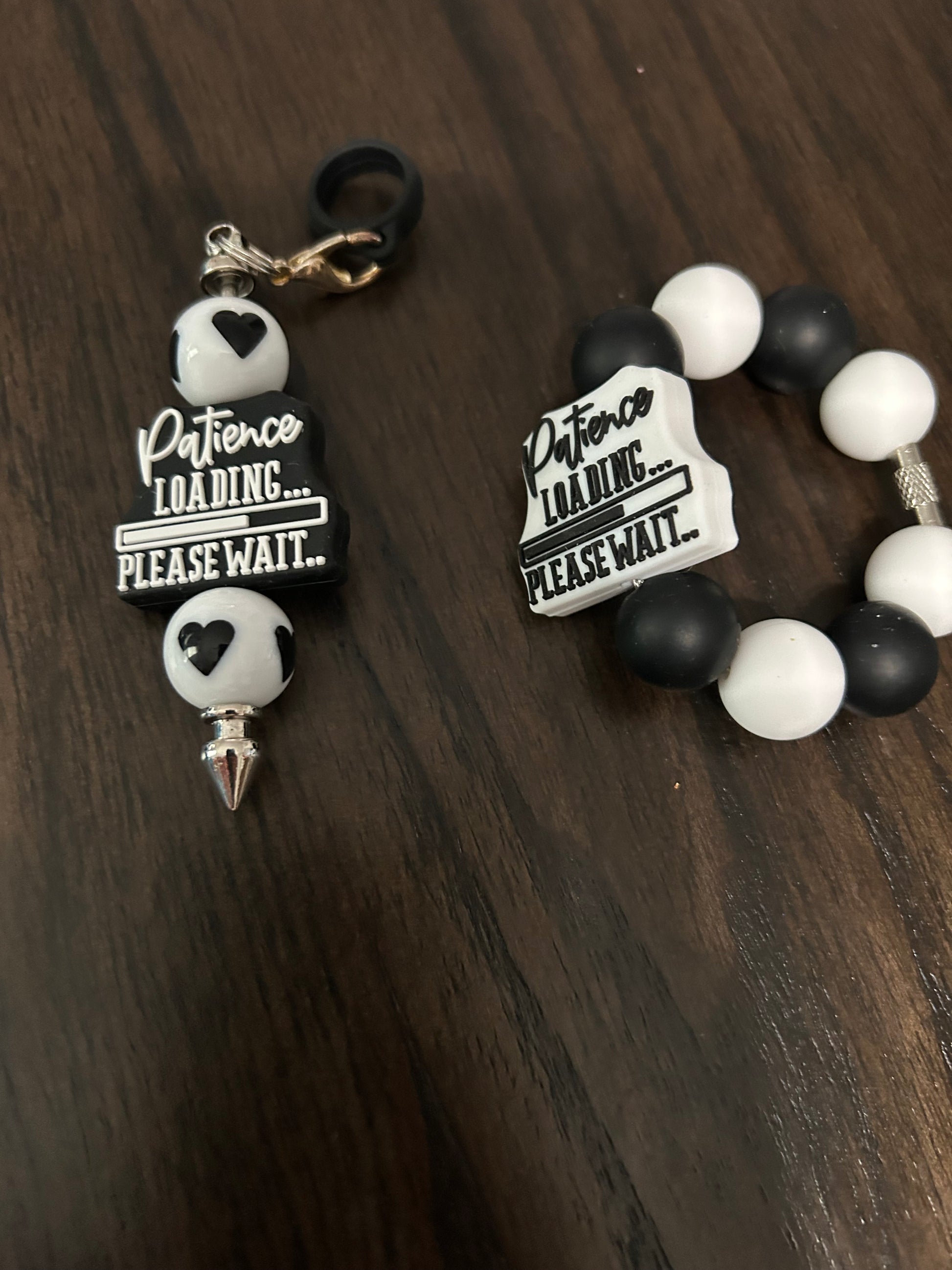 Patience Straw and Handle Charm set
