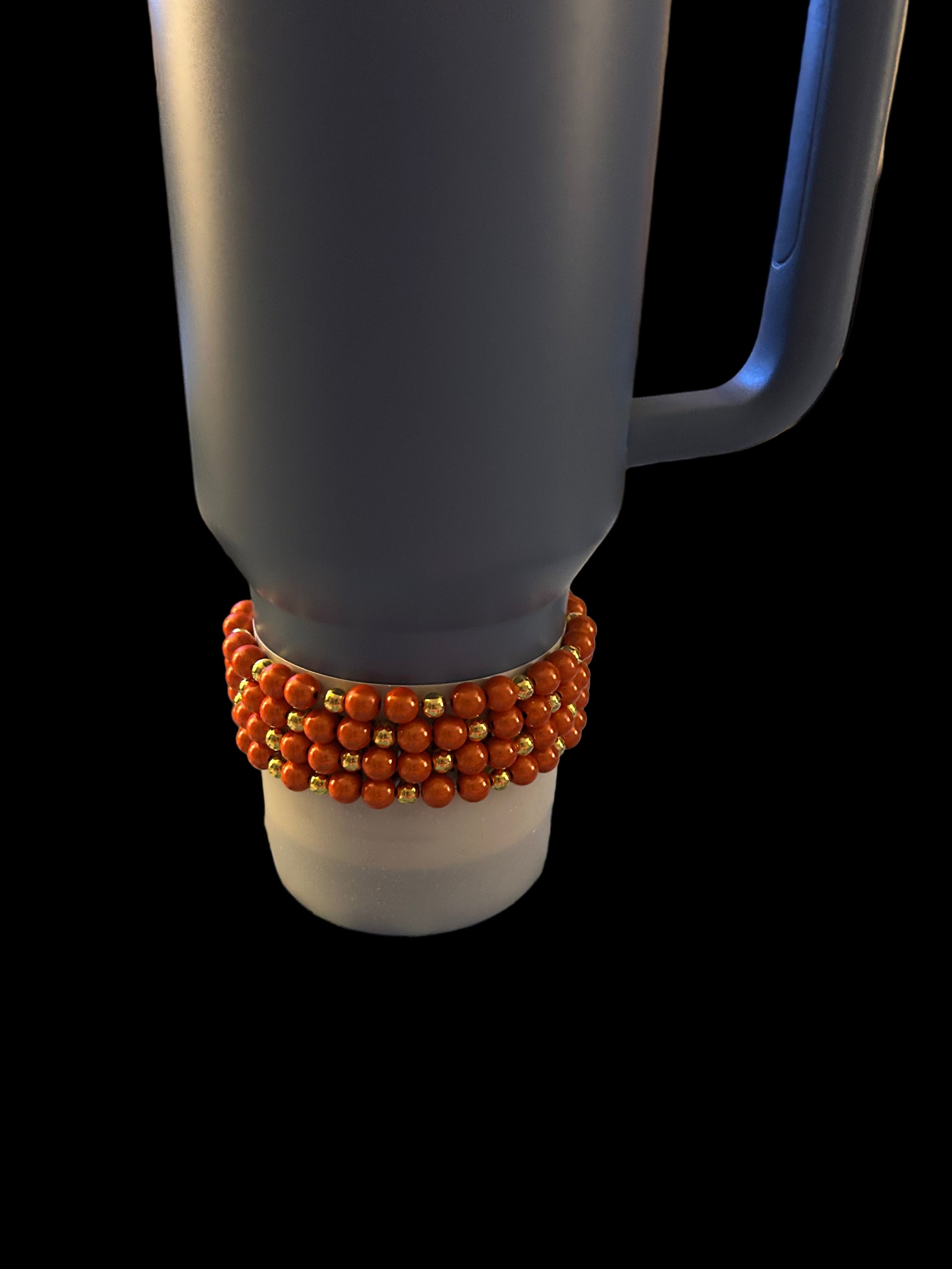 Pumpkin Orange Bracelet Stack