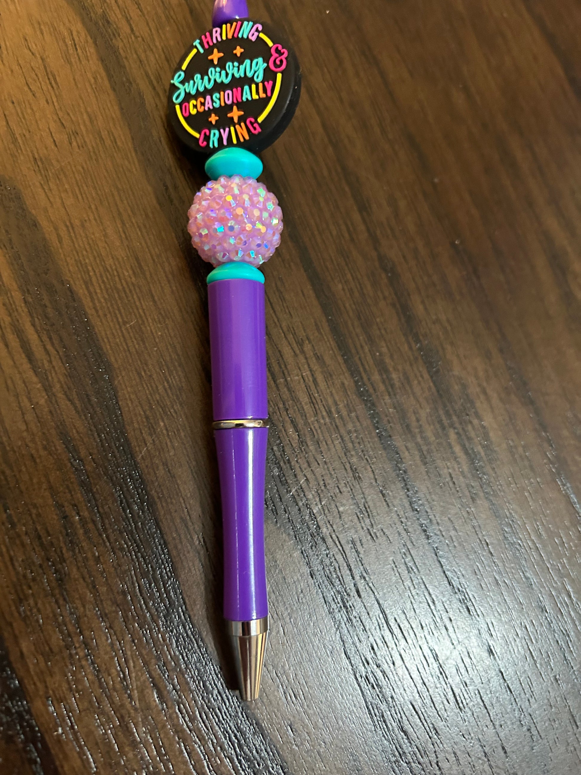 Thriving Surviving and Occasionally Crying Pen with refill