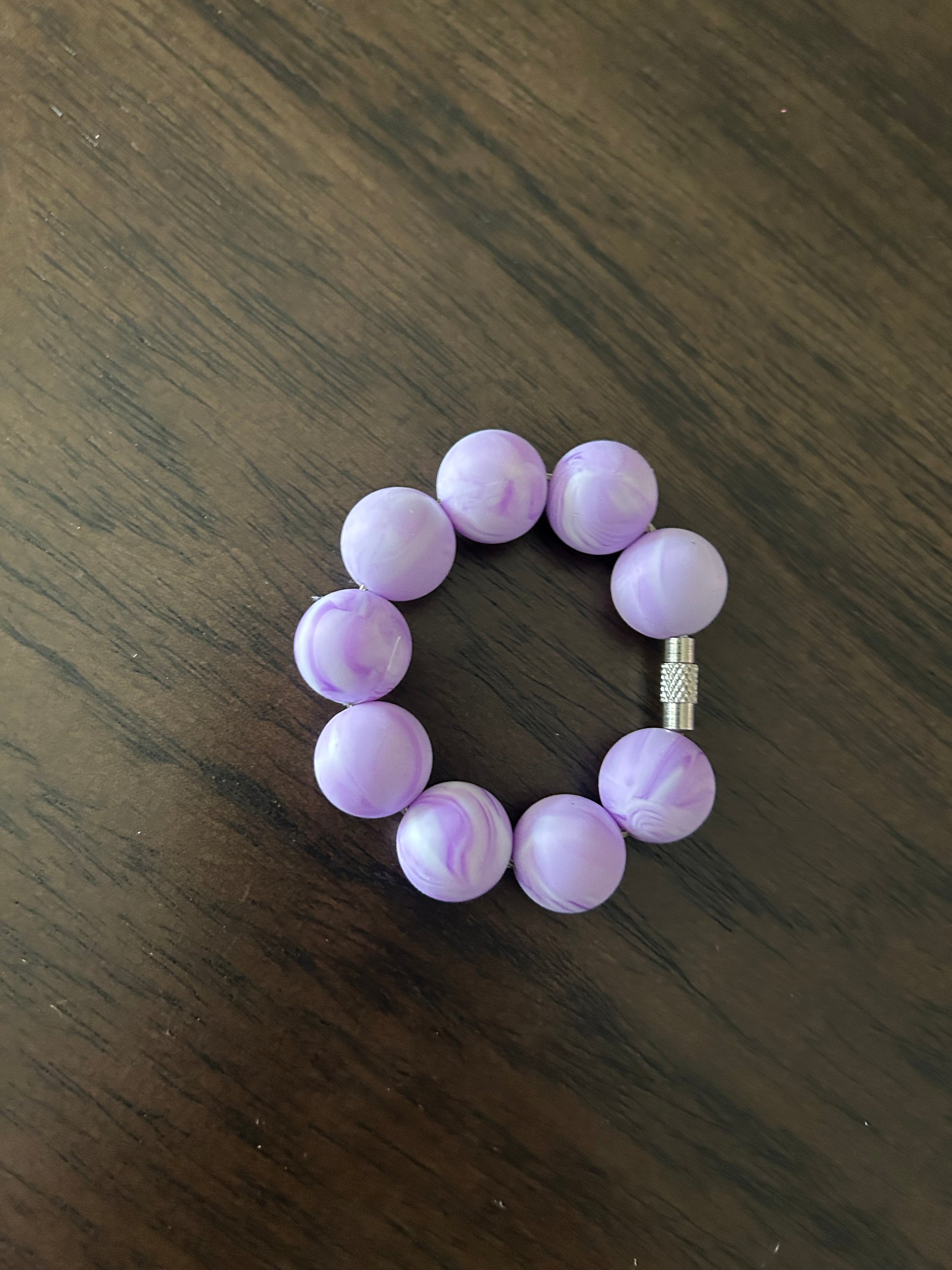 Purple Swirl Handle Charm