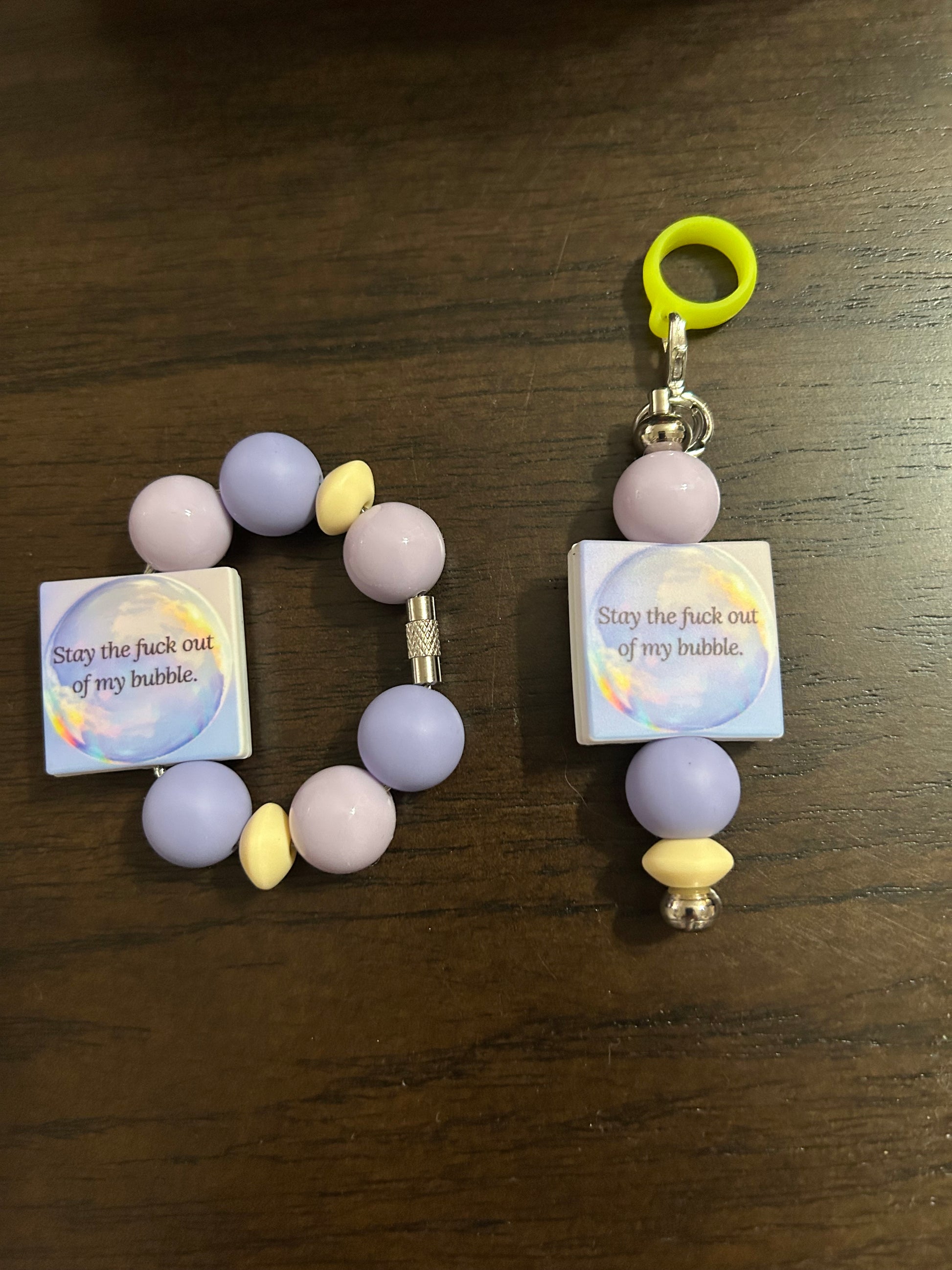 Adult Humor Straw and Handle Charm set
