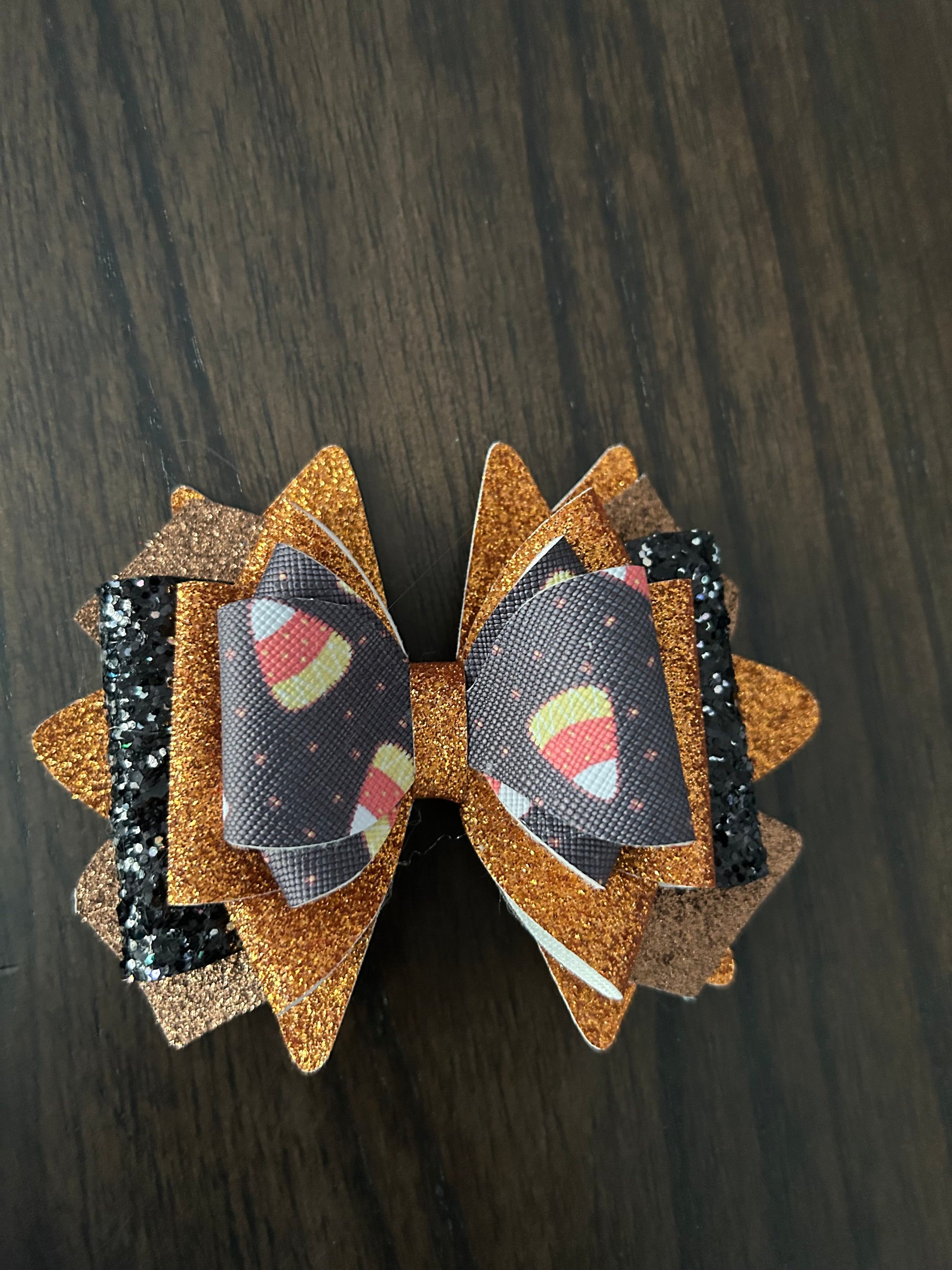 Candy Corn Bow