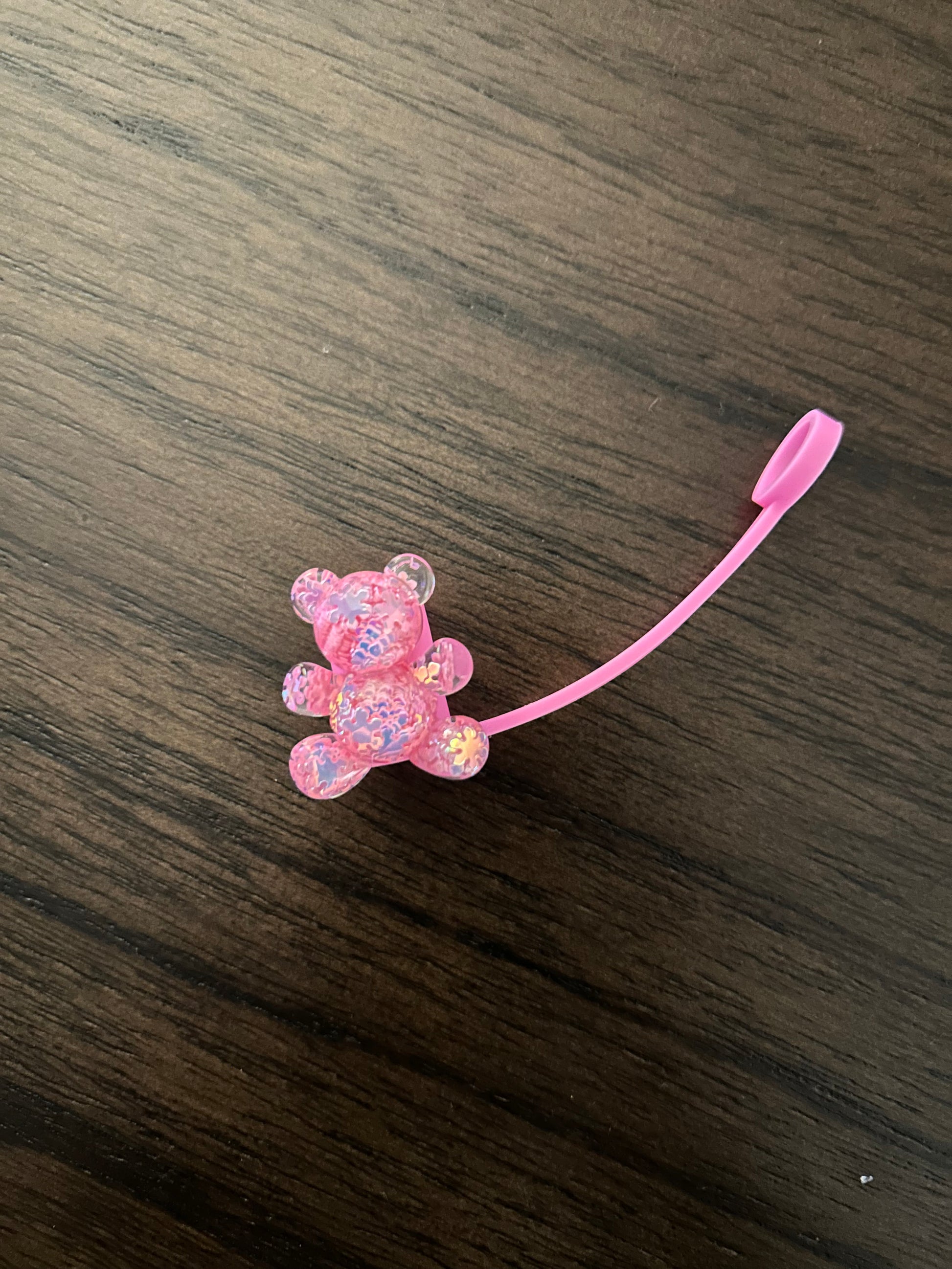 Teddy Bear Straw Topper