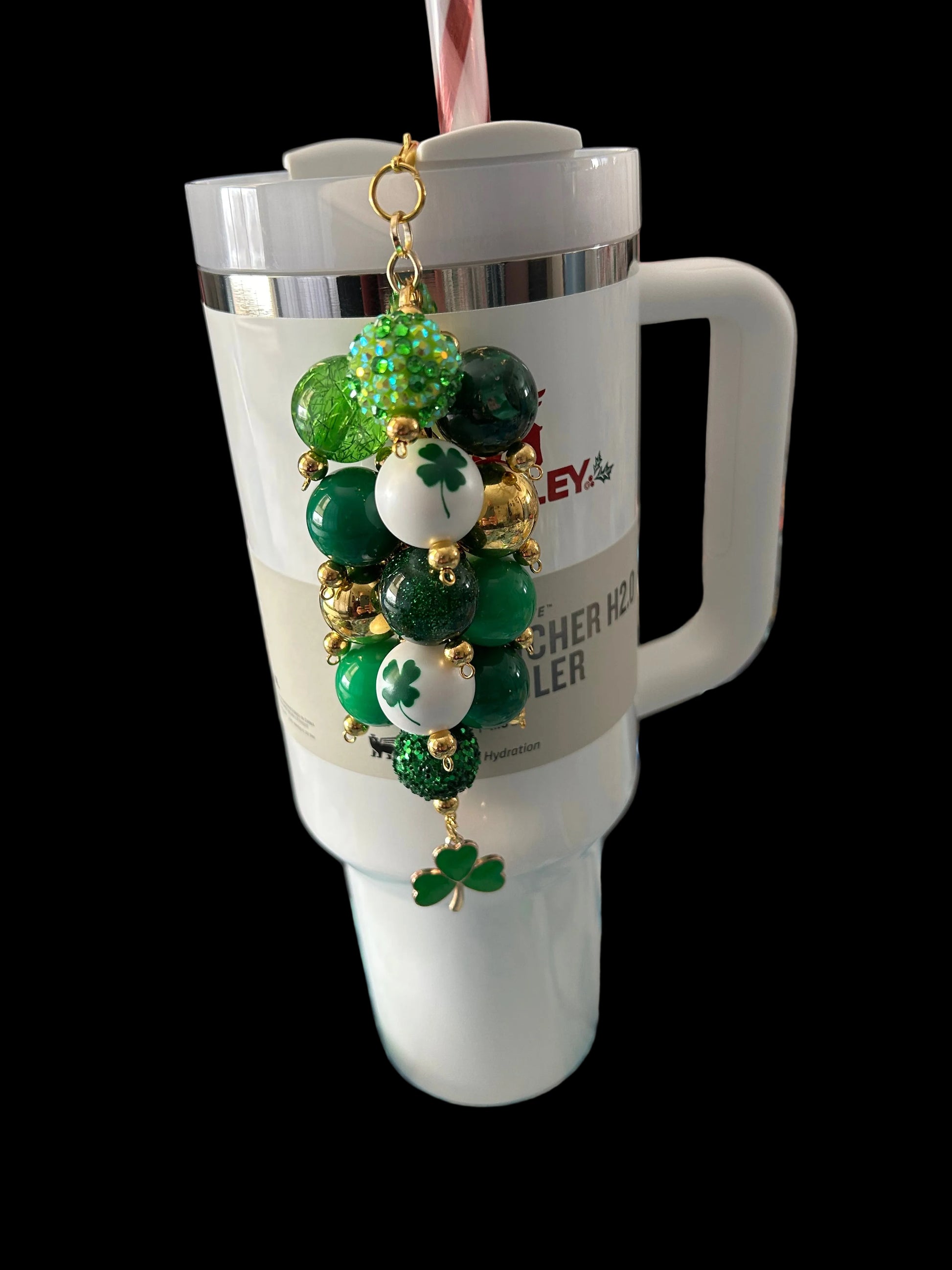 St. Patrick’s Day Bauble Straw Charm