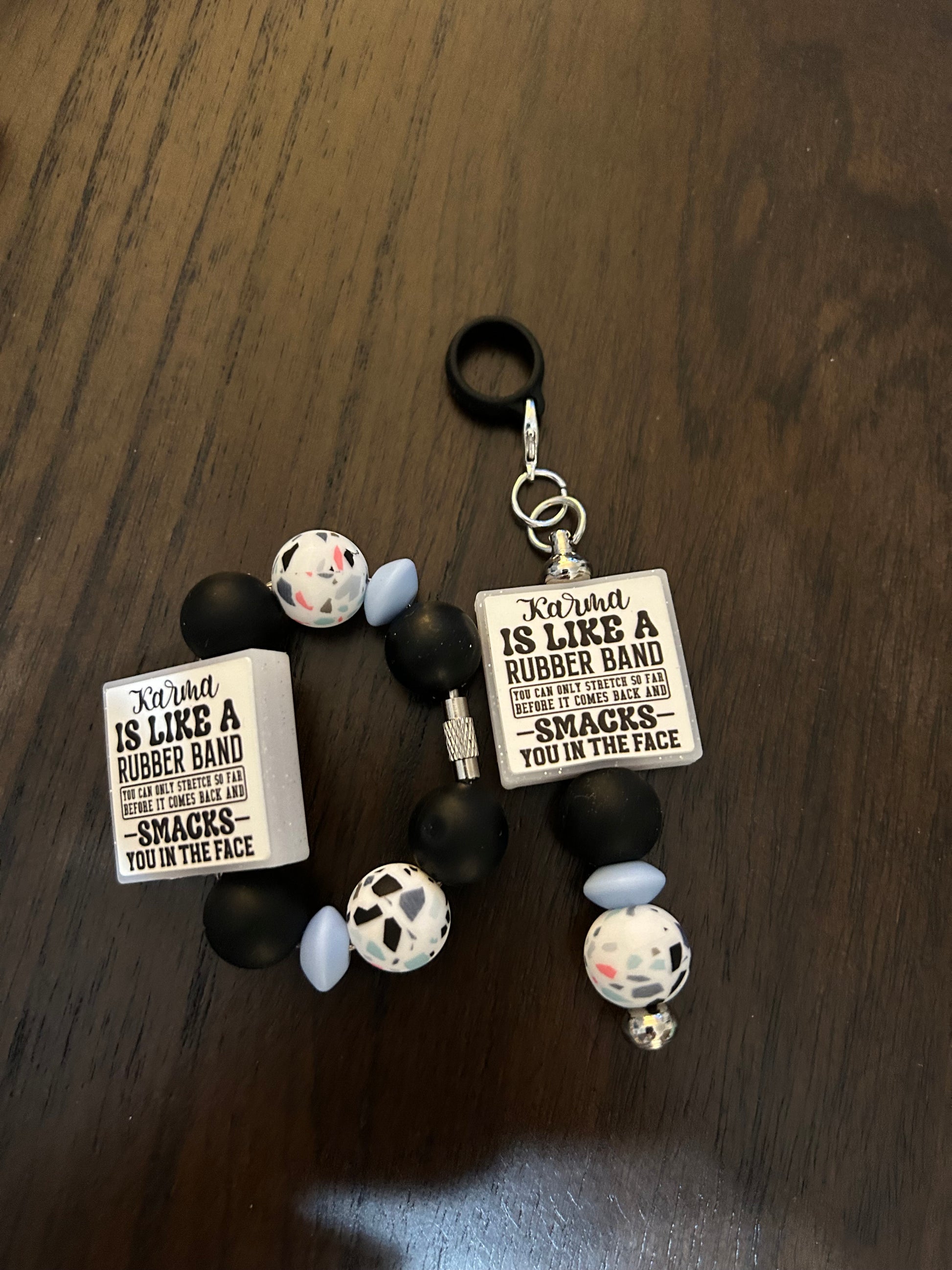 Adult Humor Straw and Handle Charm set