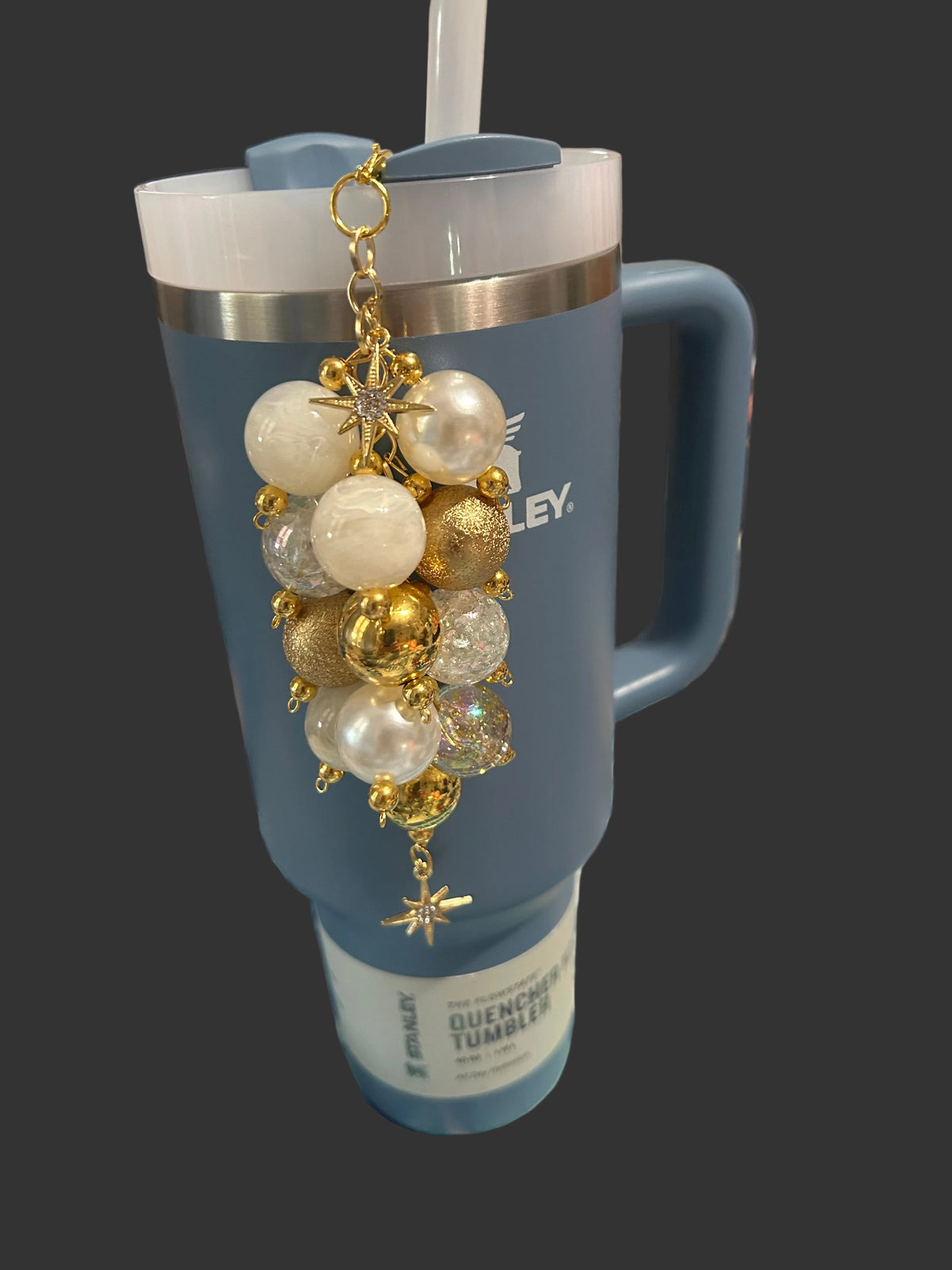 Starlight Shimmer Bauble Straw Charm