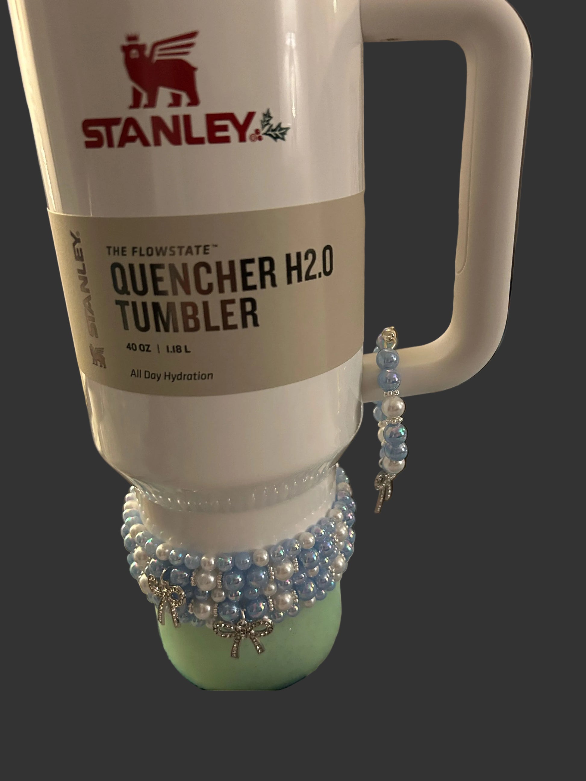 Blue Bow Bracelet Stack