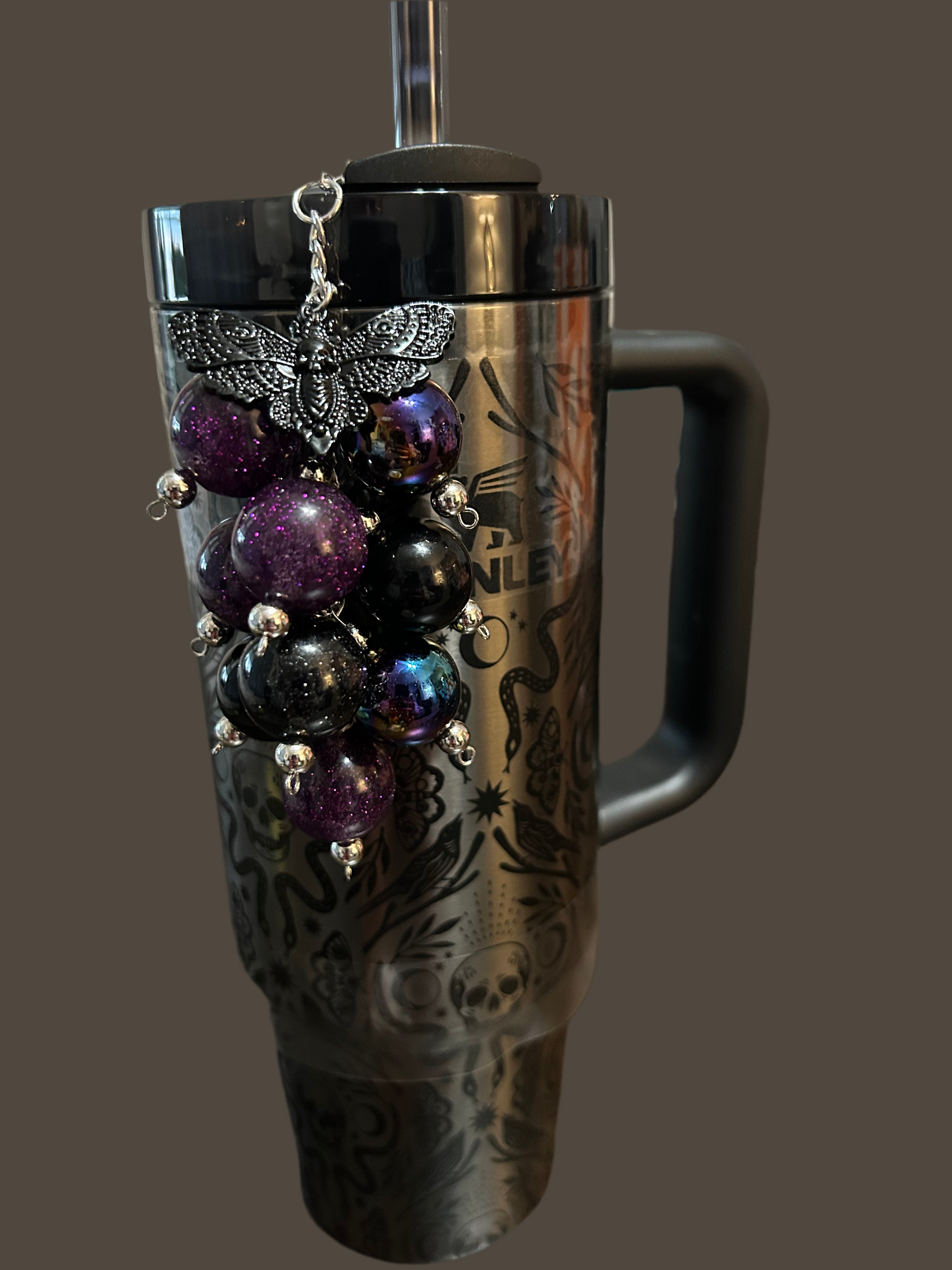 Deadly Demask Bauble Straw Charm (shown on a 30 oz cup)