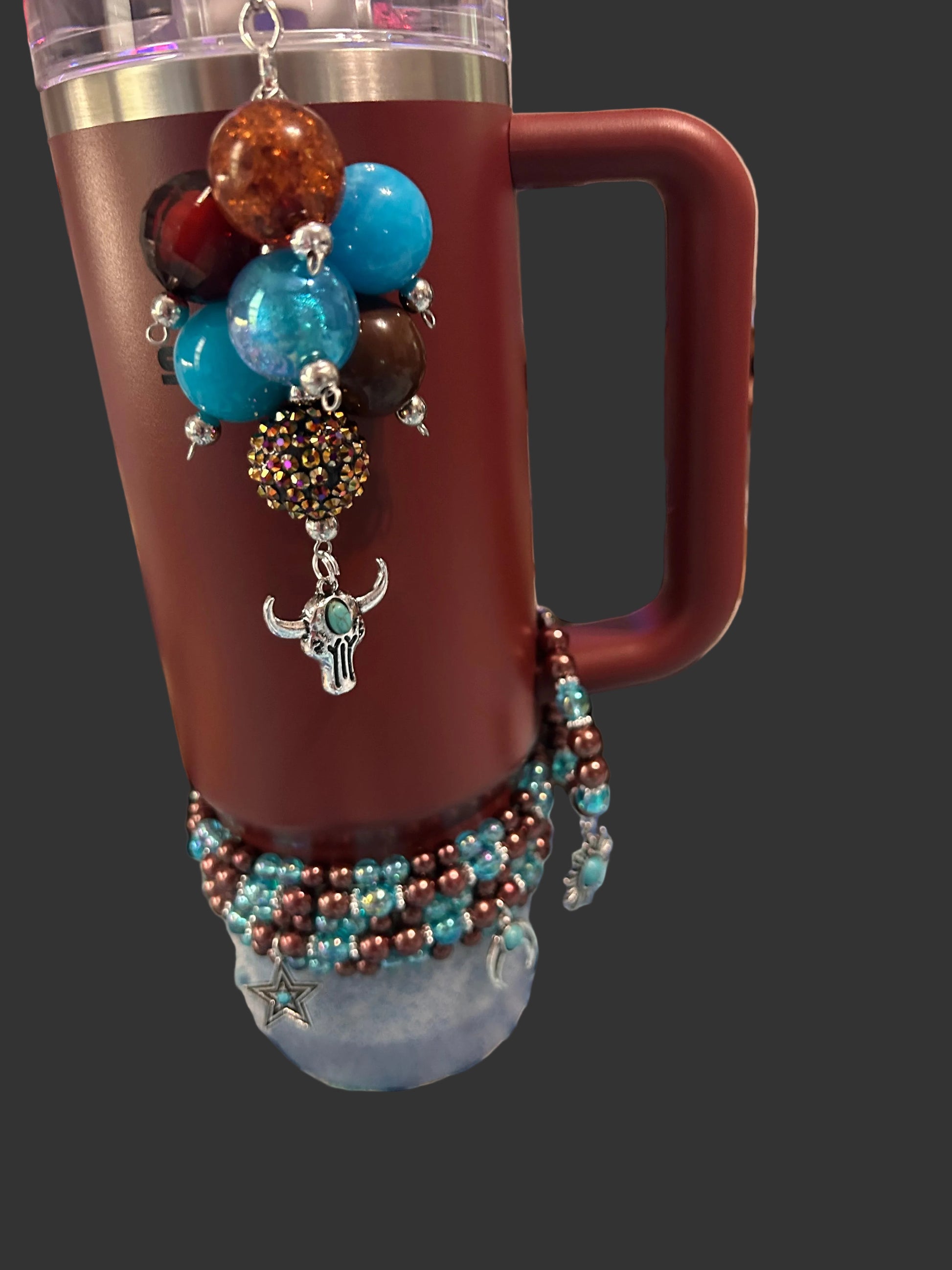 Kacey Small Bauble #4  for a Flip Top (shown on a 30oz cup)