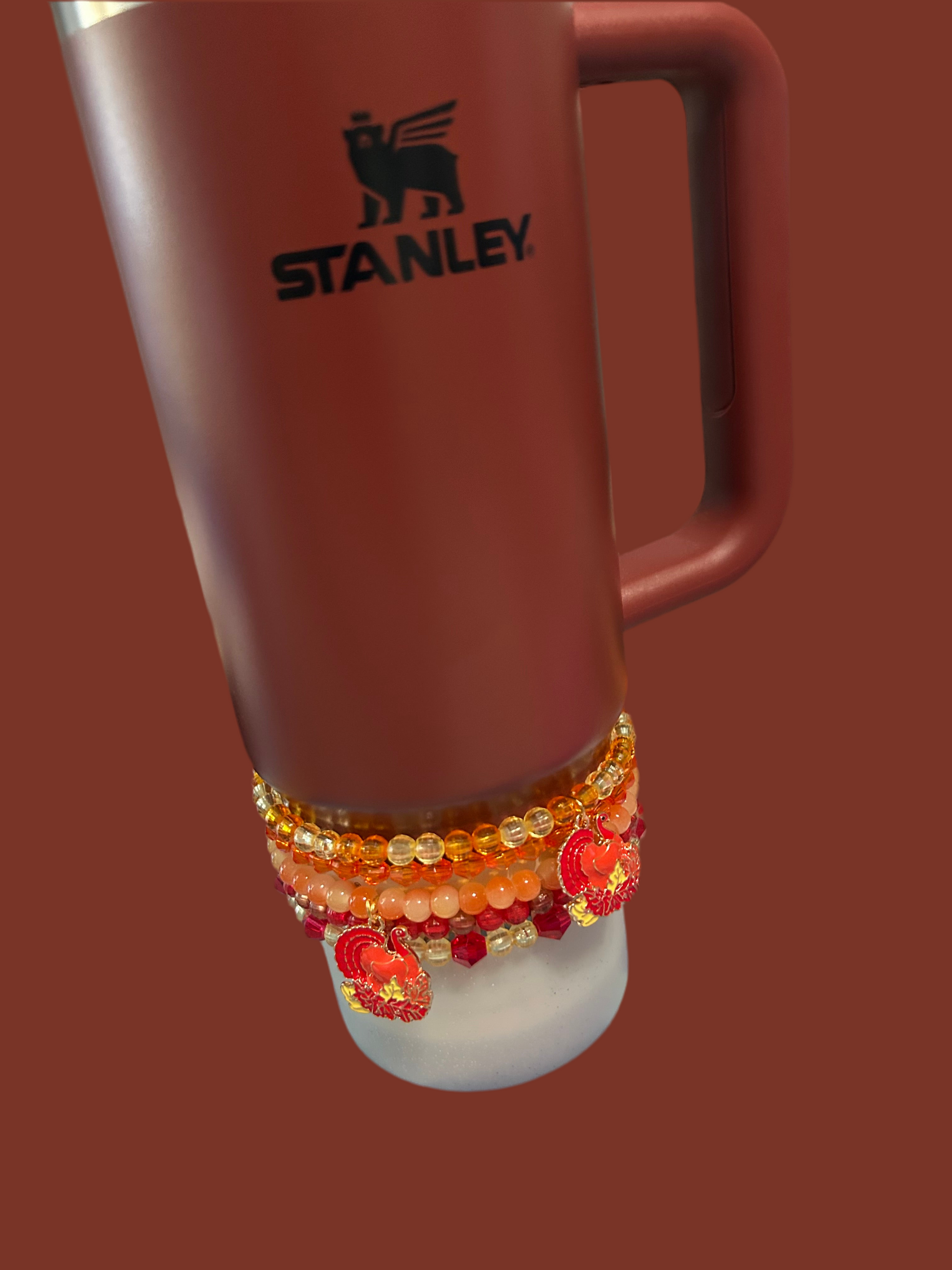 Fall Turkey Bracelet Stack (shown on a 30 oz cup)