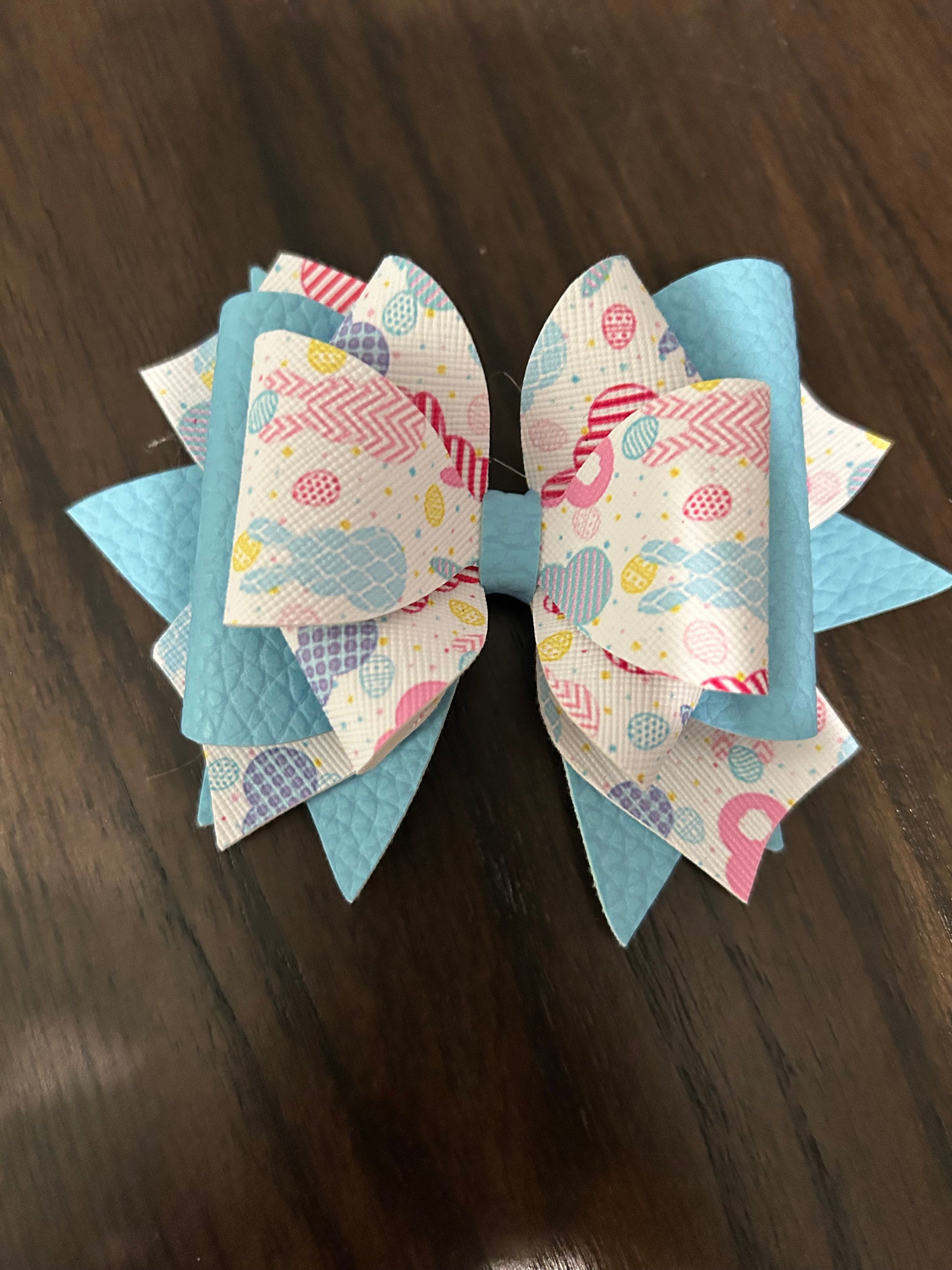 Easter Print Bow
