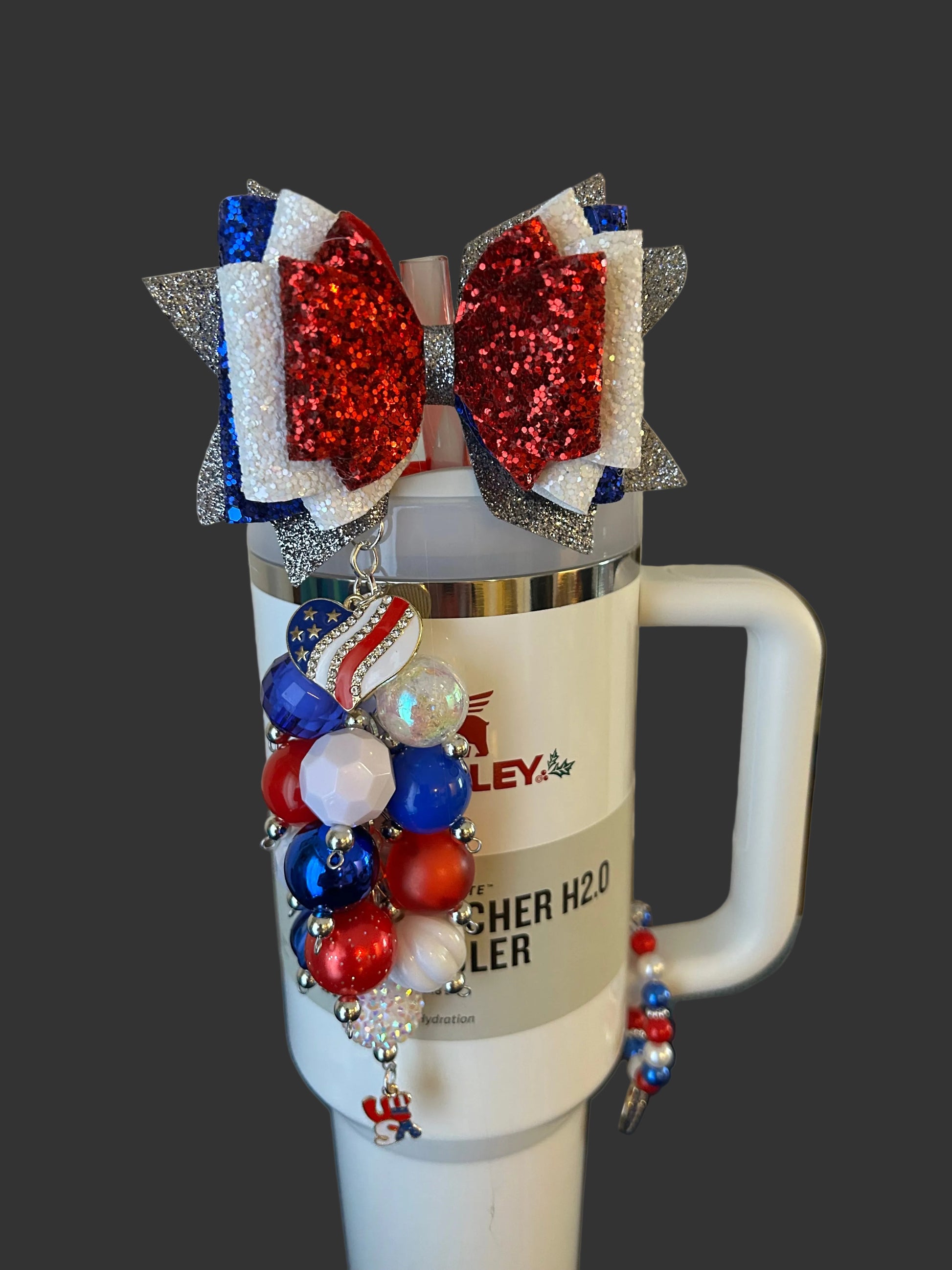Red White and Blue Bow