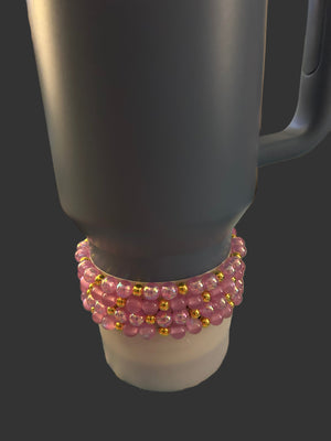 Light Purple and Gold Bracelet Stack