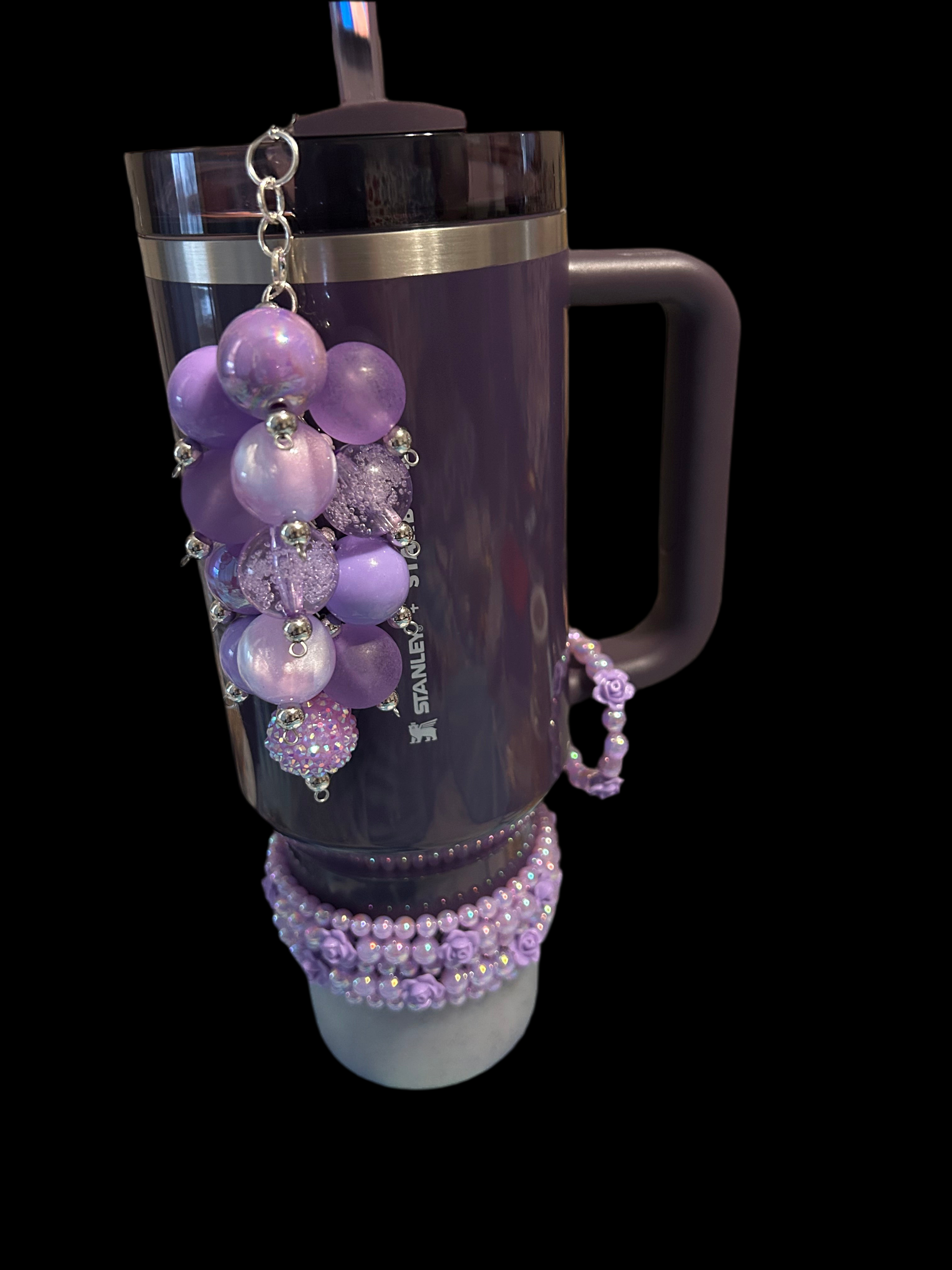 Purple Rose Bracelet Stack