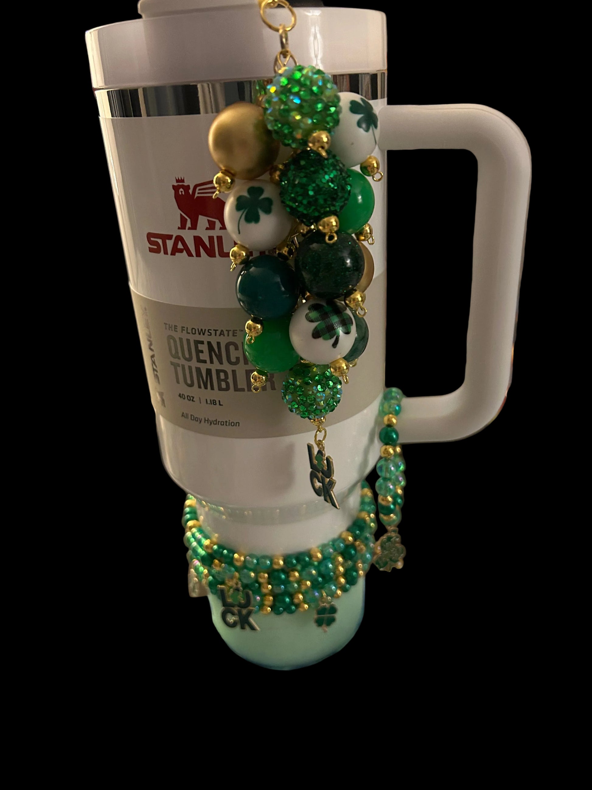 St. Patrick’s Day Bauble Straw Charm