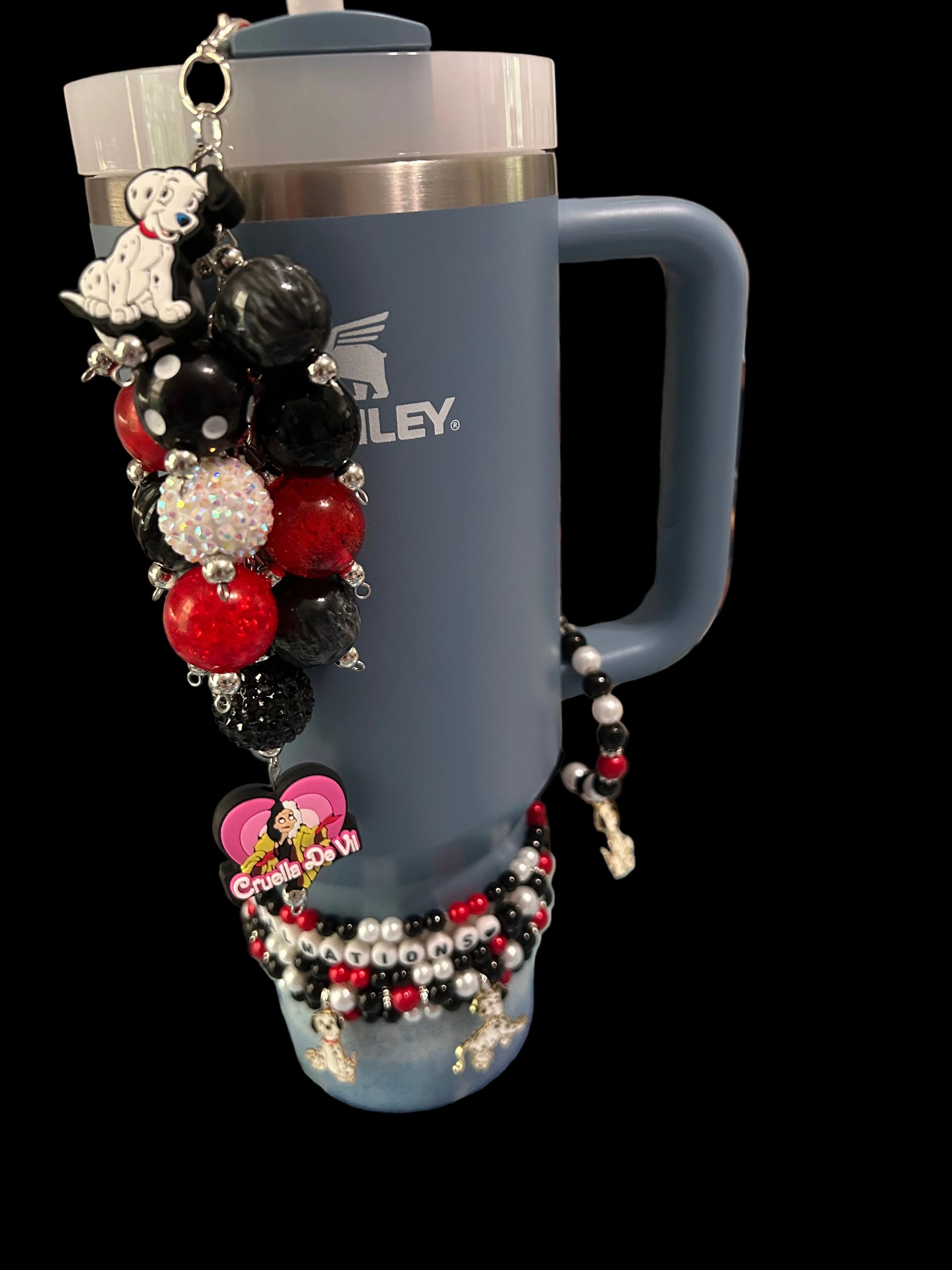 Dog Bauble Straw Charm
