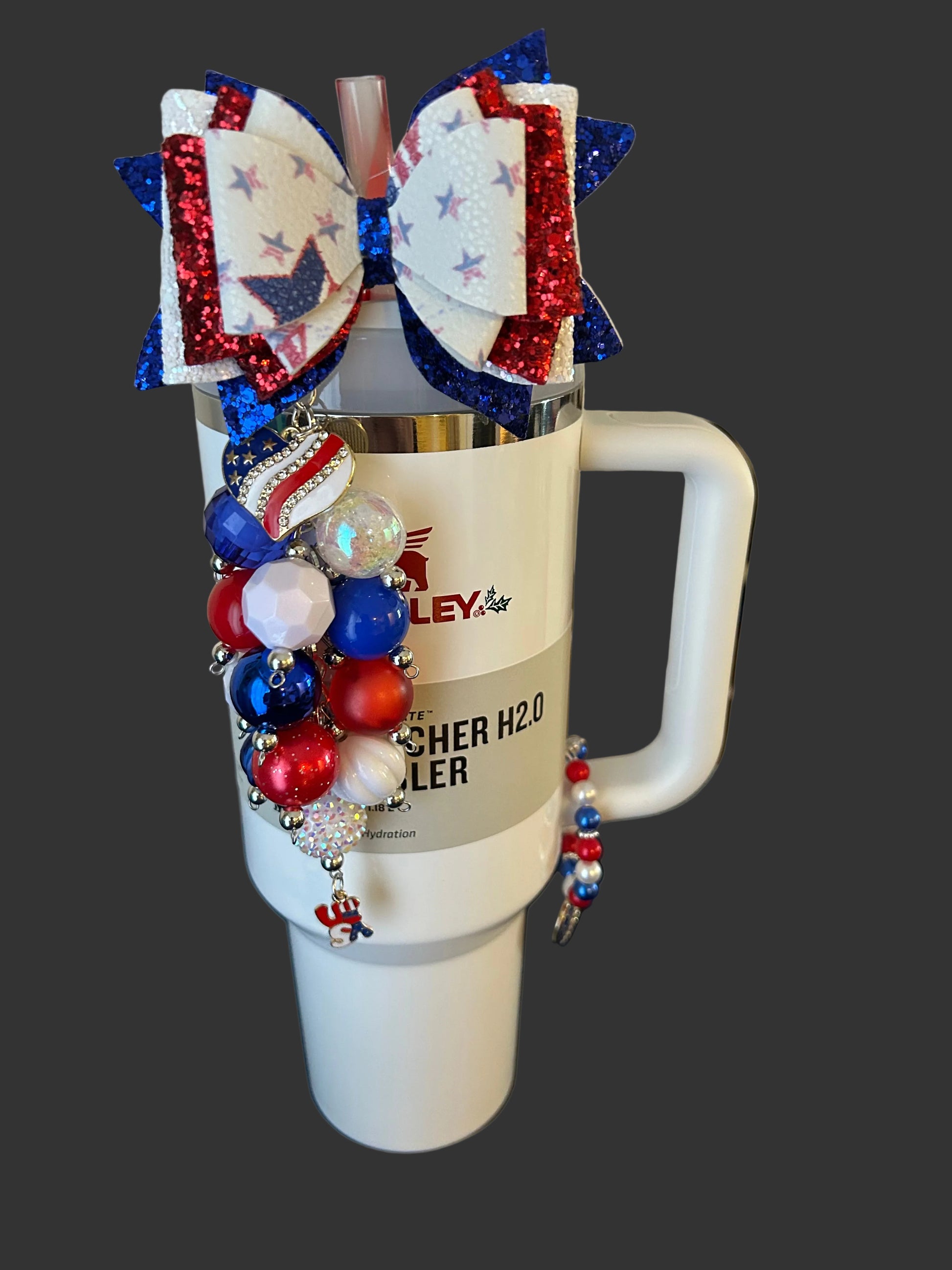 Red White and Blue Bow