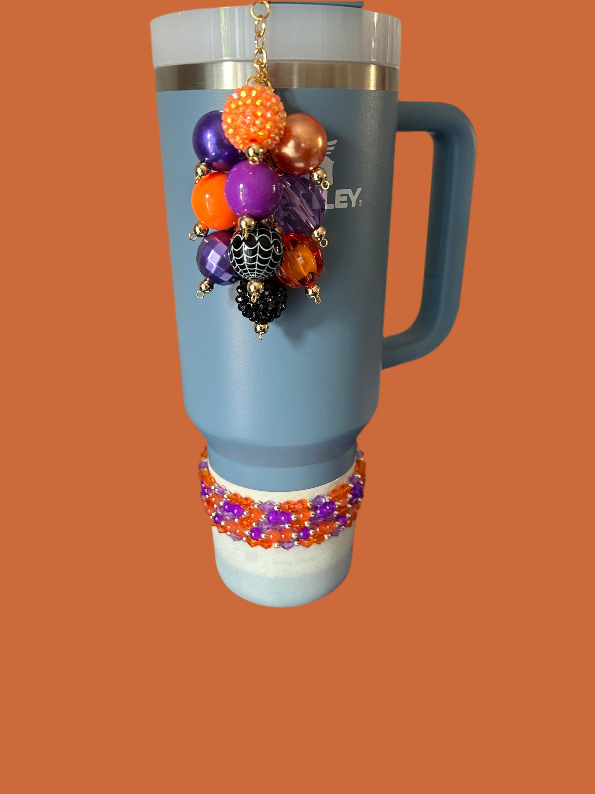 Halloween Large Bauble Straw Charm